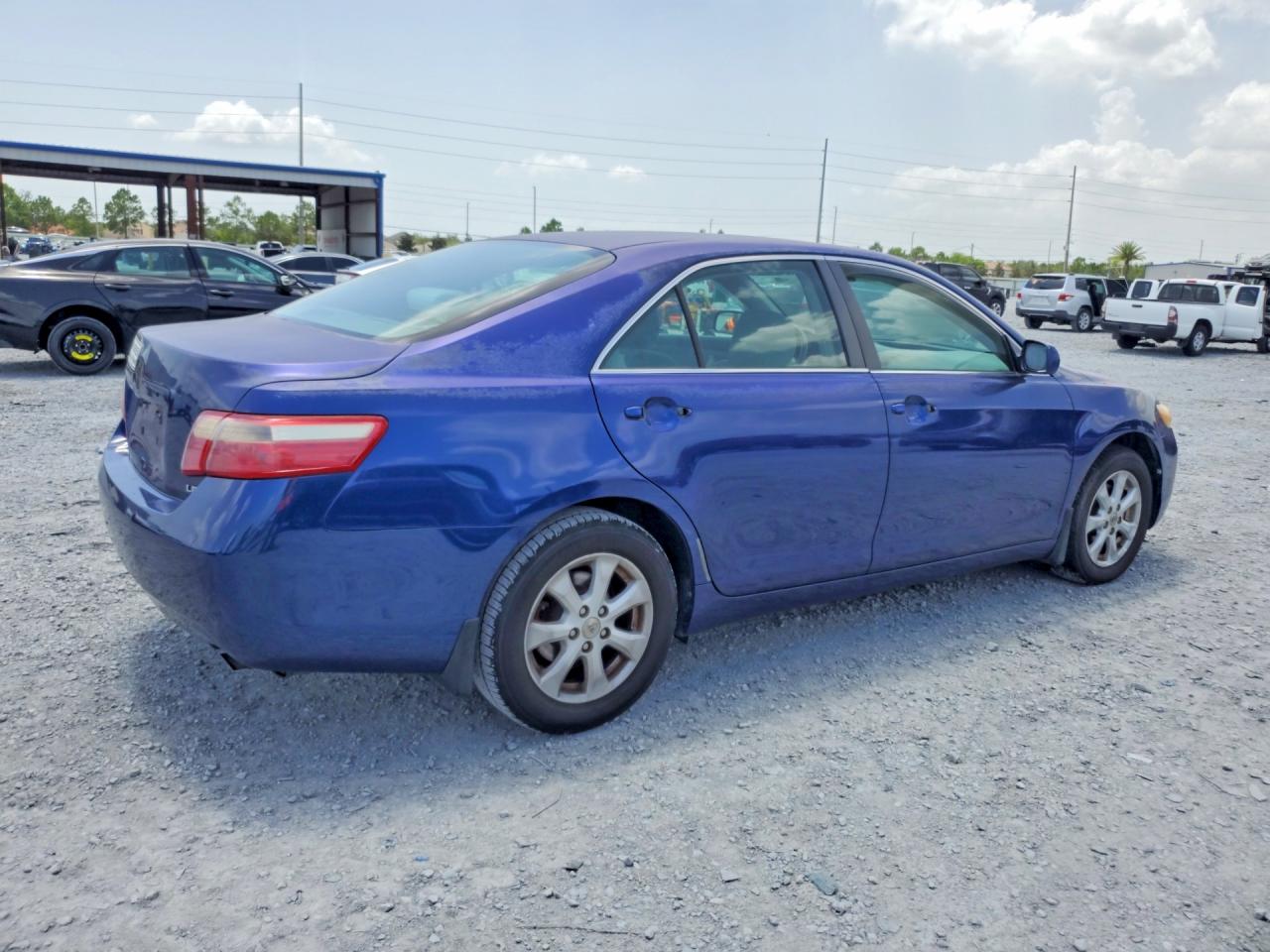 2007 Toyota Camry Le Blue vin: 4T1BE46K47U134230