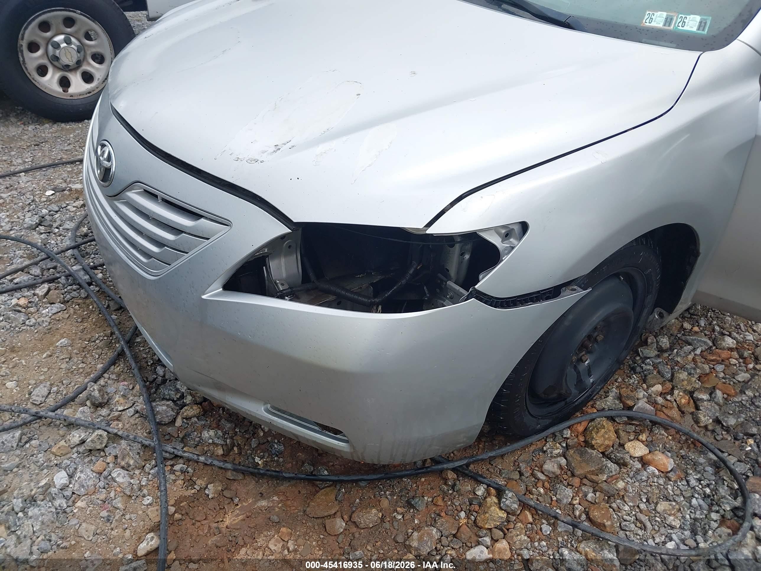 2007 Toyota Camry Le Silver vin: 4T1BE46K47U171892