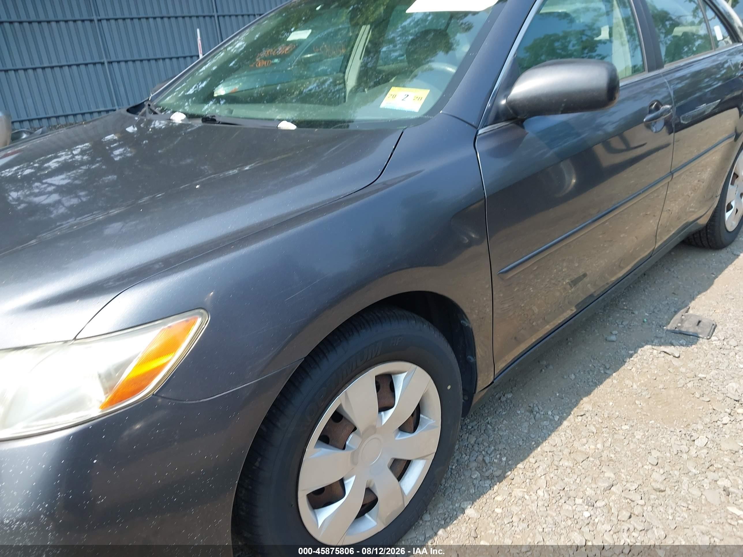 2007 Toyota Camry Le Gray vin: 4T1BE46K47U181516