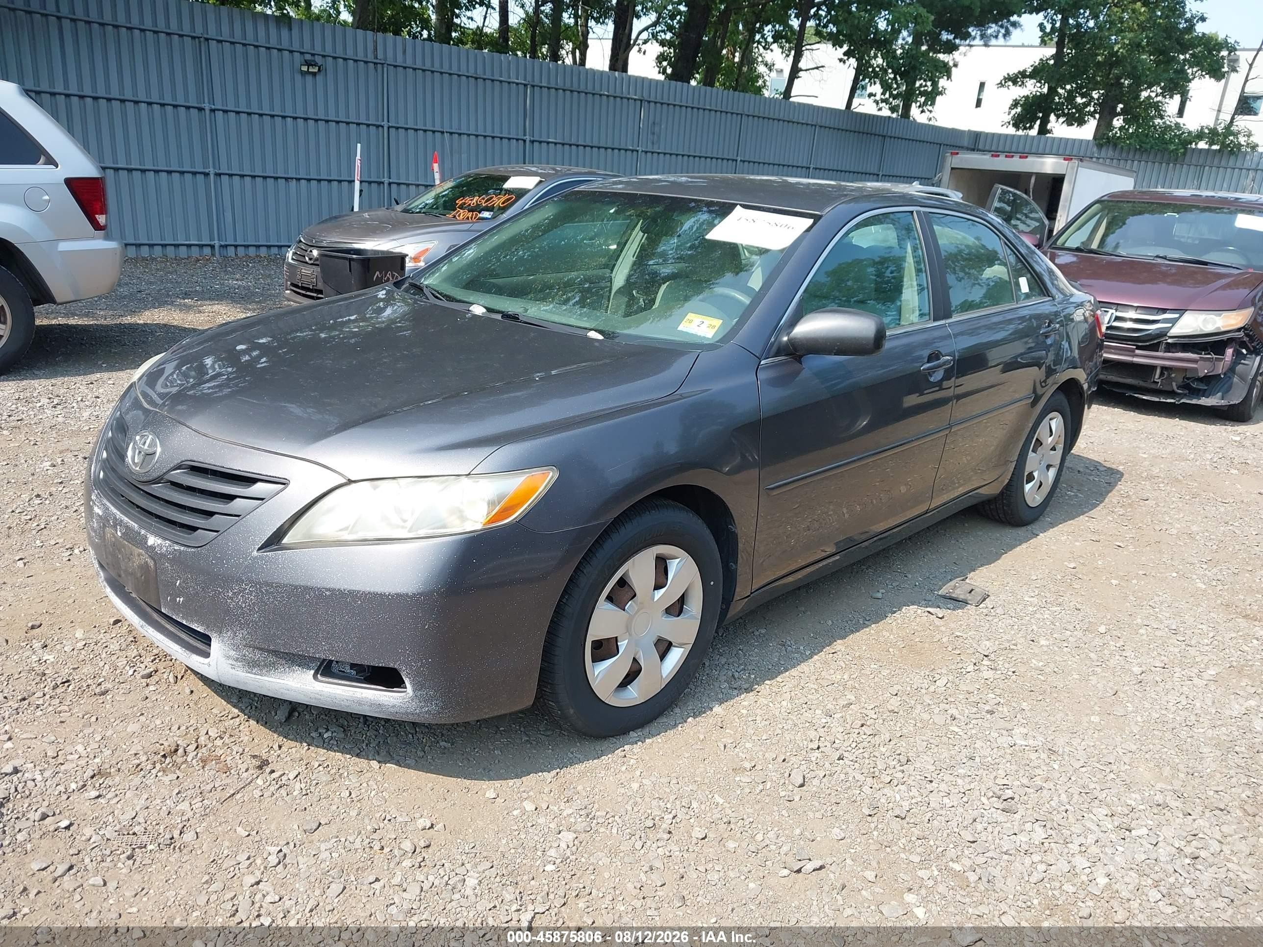 2007 Toyota Camry Le Gray vin: 4T1BE46K47U181516