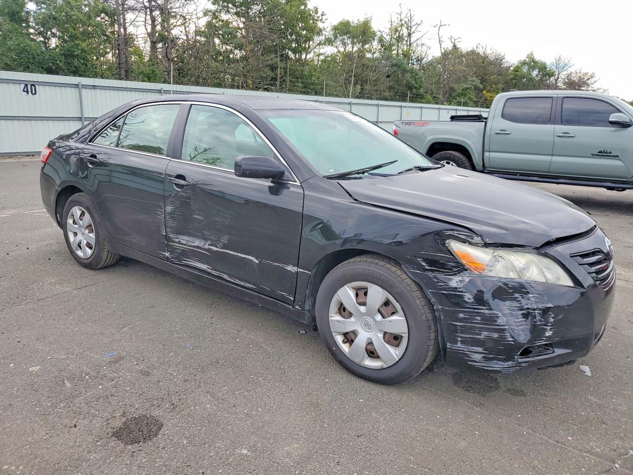 2007 Toyota Camry Le Black vin: 4T1BE46K47U184108