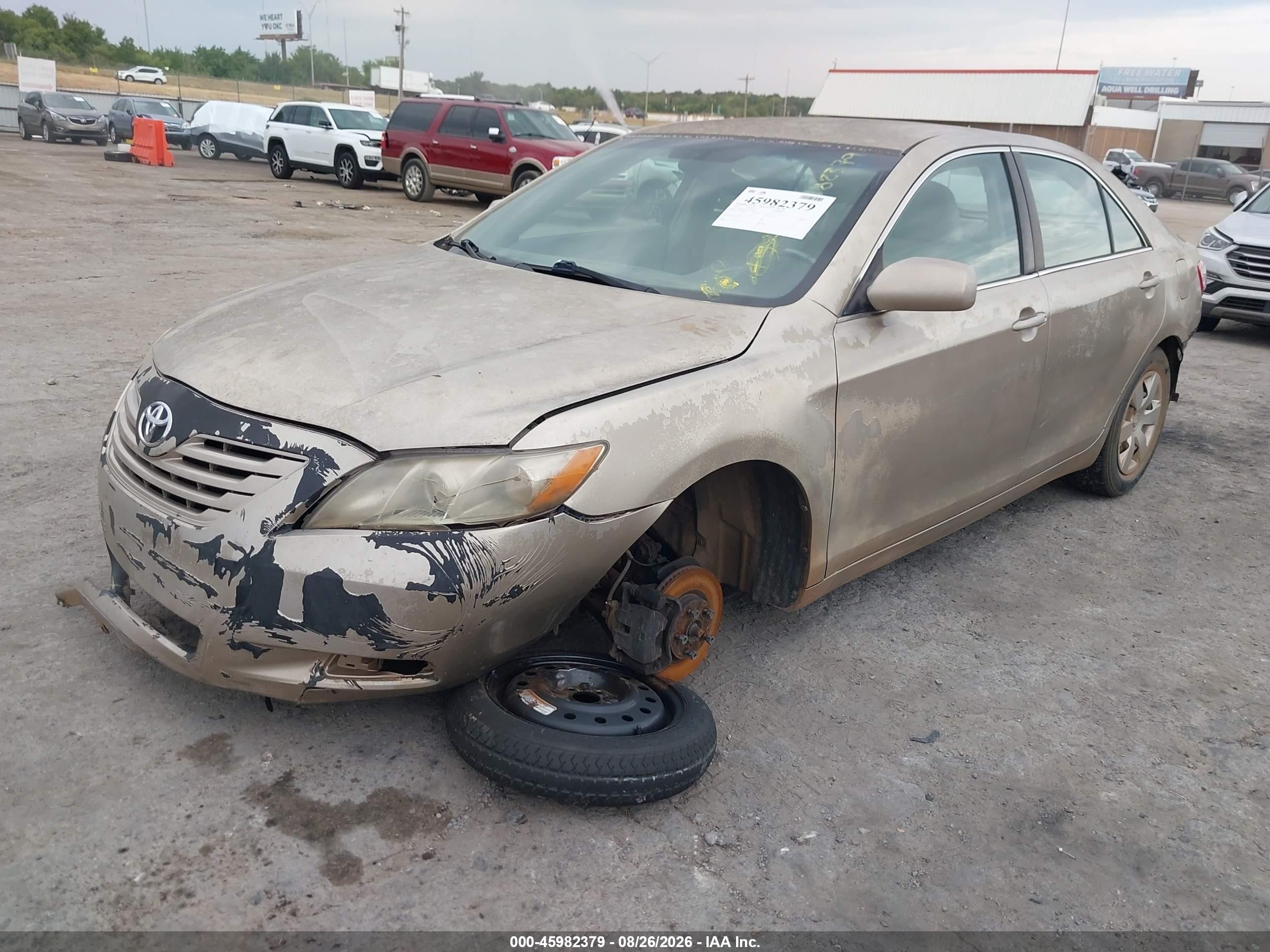 2007 Toyota Camry Le Tan vin: 4T1BE46K47U500090