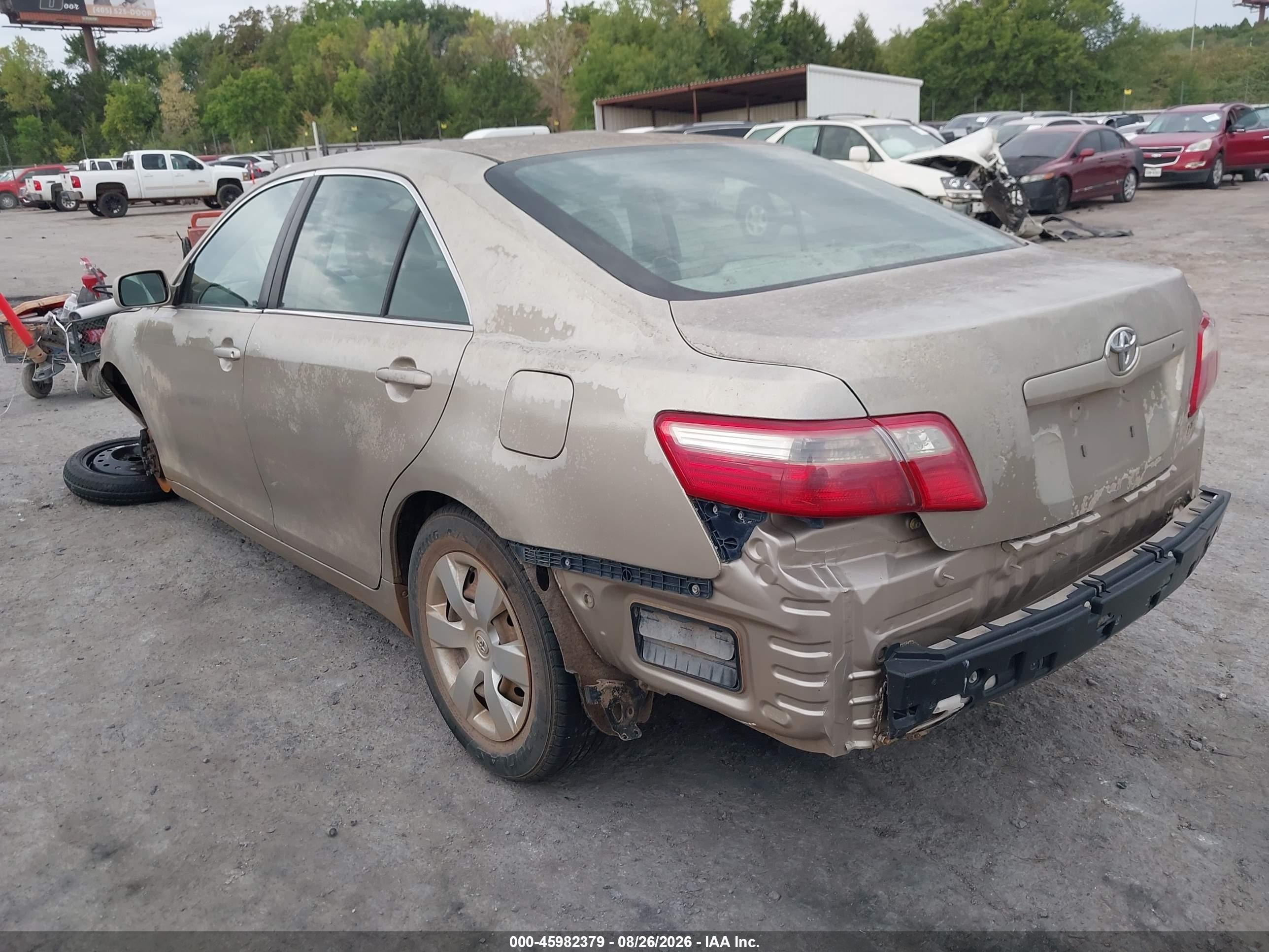 2007 Toyota Camry Le Tan vin: 4T1BE46K47U500090