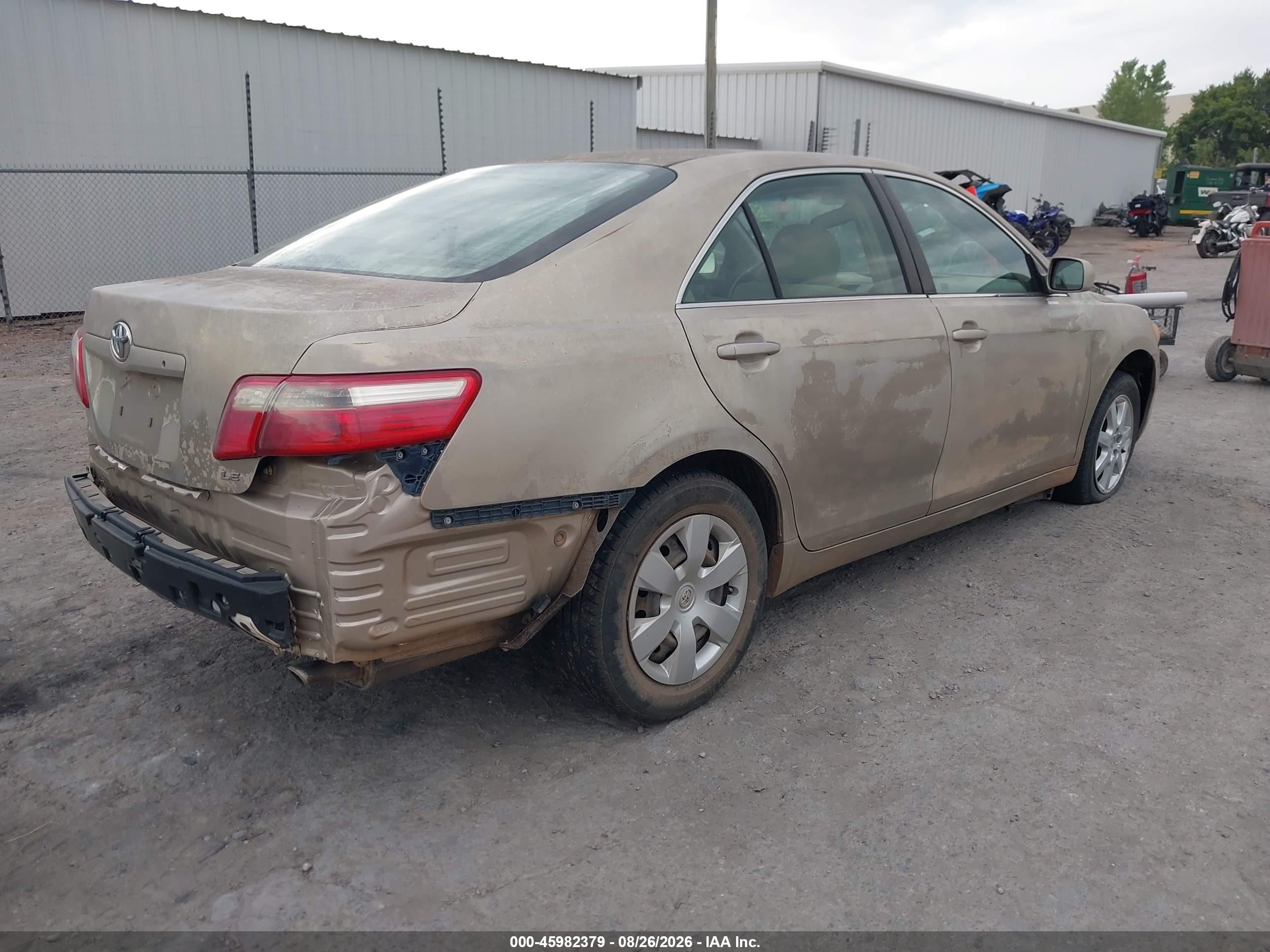 2007 Toyota Camry Le Tan vin: 4T1BE46K47U500090