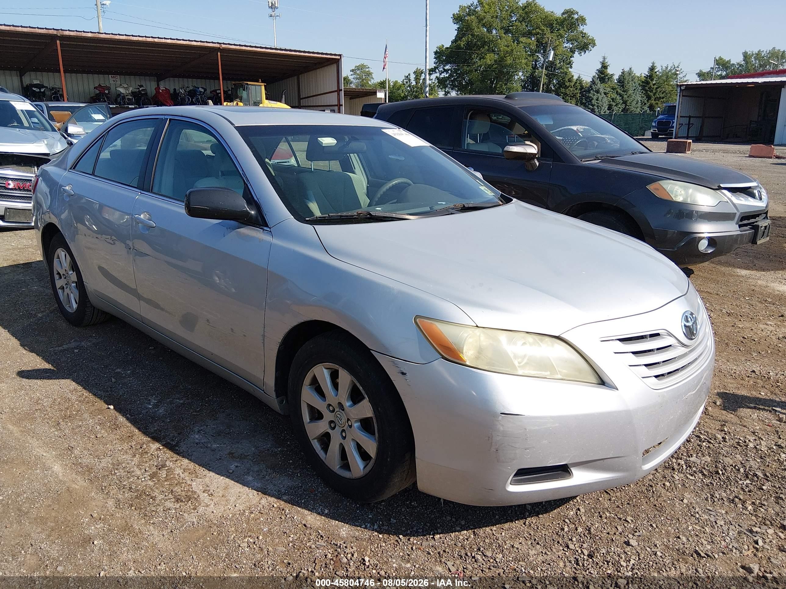 2007 Toyota Camry Ce/le/xle/se Серебряный vin: 4T1BE46K47U506780