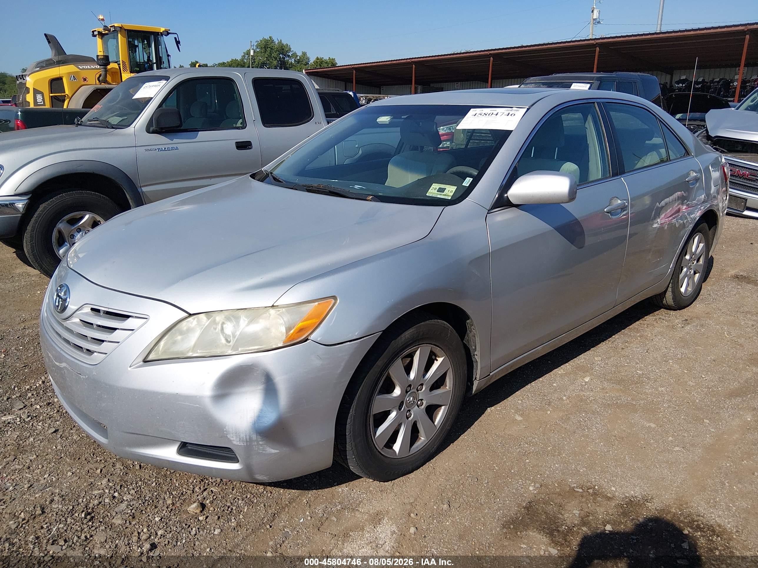 2007 Toyota Camry Ce/le/xle/se Серебряный vin: 4T1BE46K47U506780