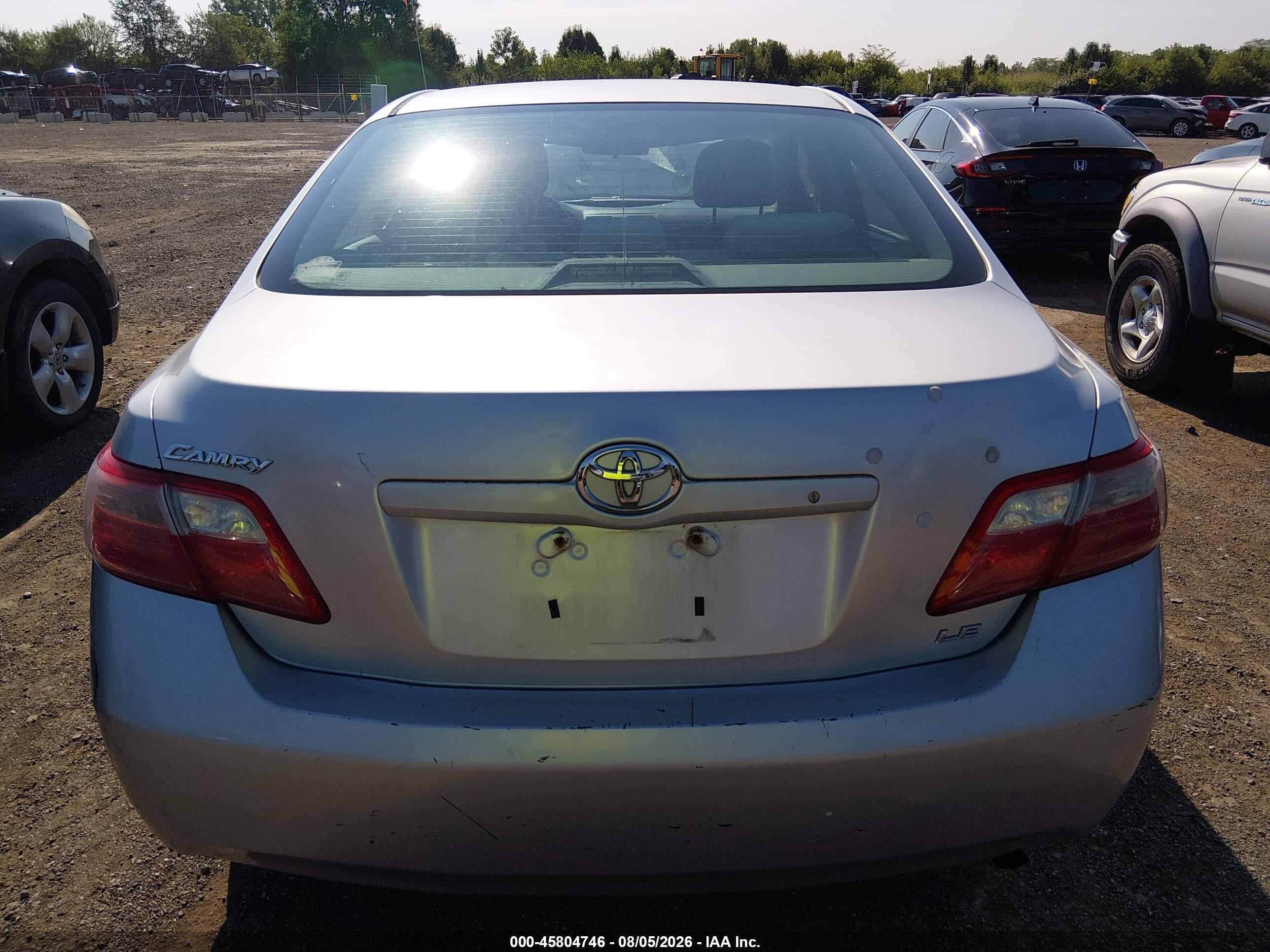 2007 Toyota Camry Ce/le/xle/se Серебряный vin: 4T1BE46K47U506780