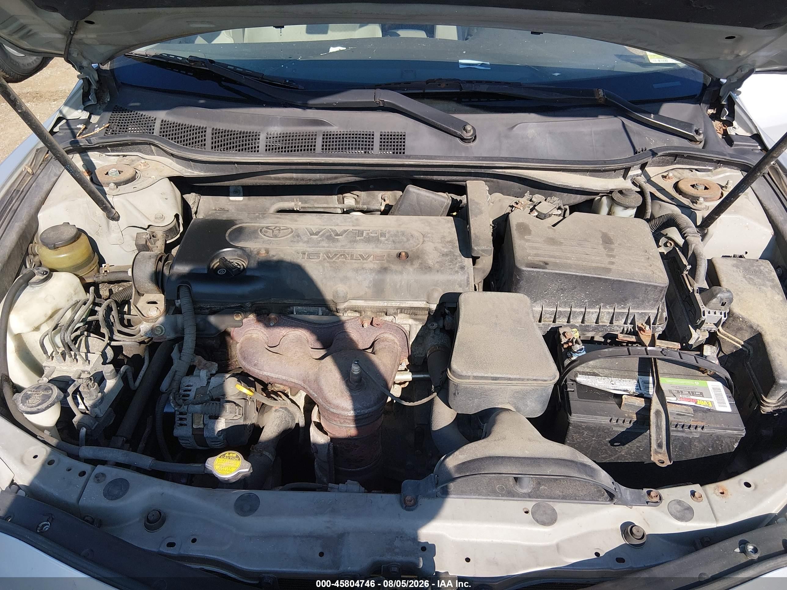 2007 Toyota Camry Ce/le/xle/se Серебряный vin: 4T1BE46K47U506780
