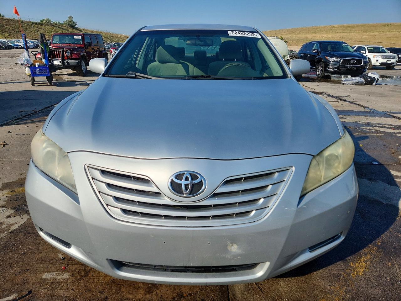 2007 Toyota Camry Le Silver vin: 4T1BE46K47U508254