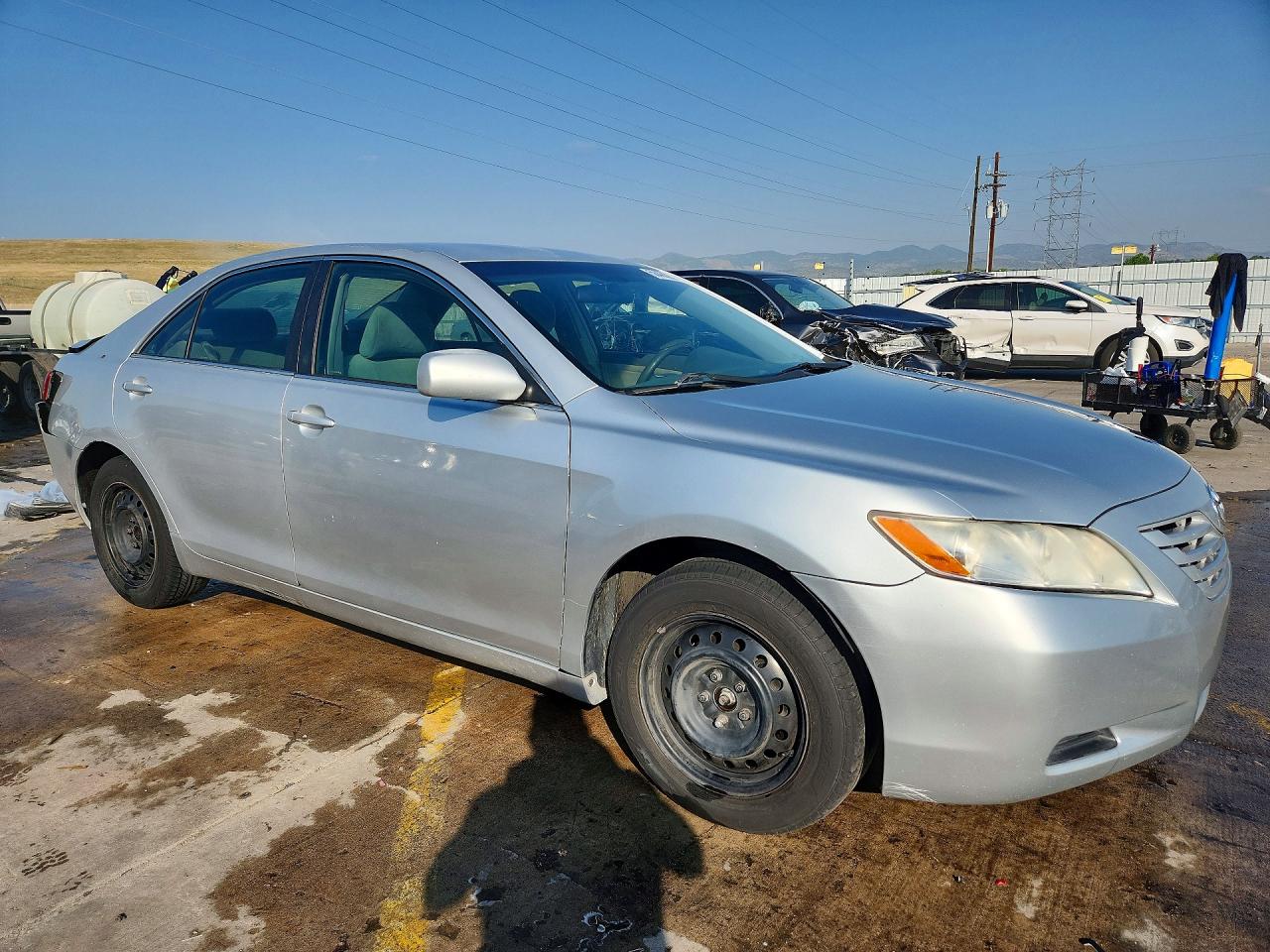 2007 Toyota Camry Le Silver vin: 4T1BE46K47U508254