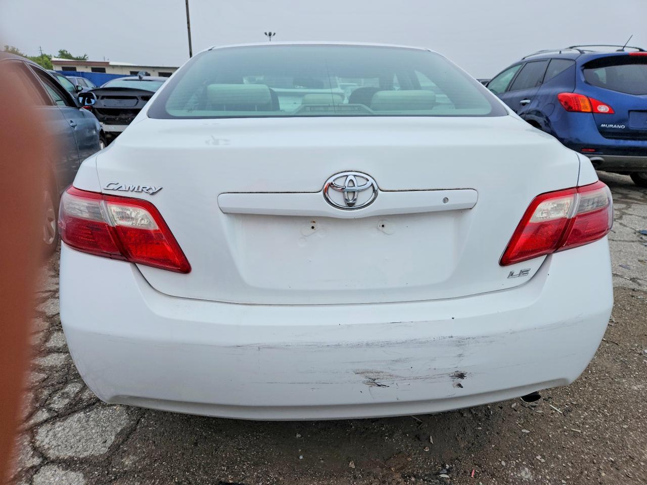 2007 Toyota Camry Le White vin: 4T1BE46K47U556921