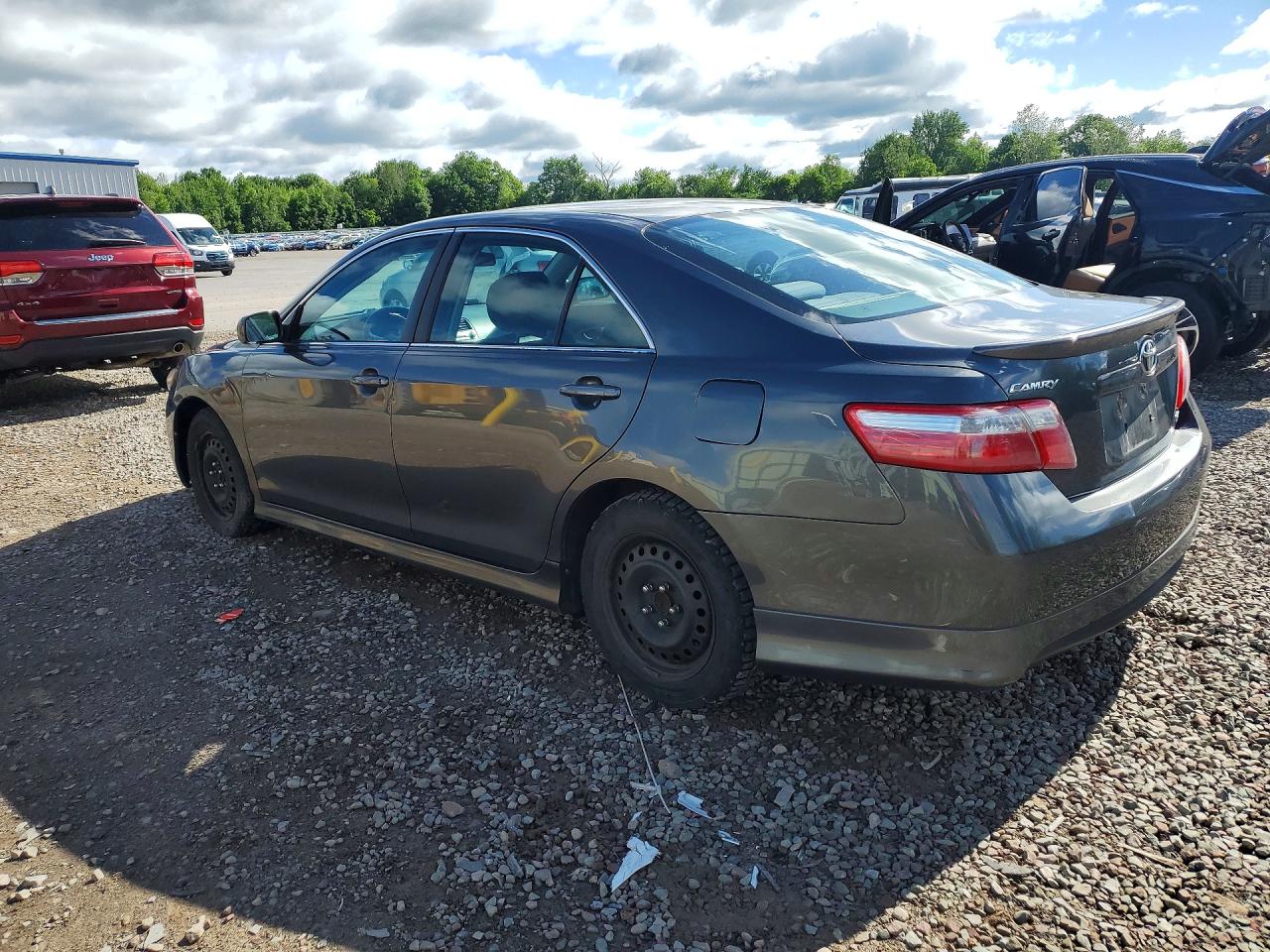 2007 Toyota Camry Se Gray vin: 4T1BE46K47U570558