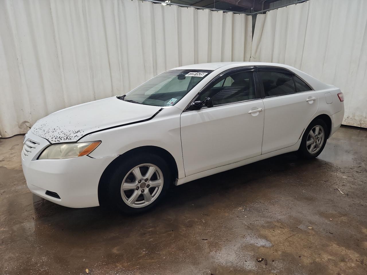 2007 Toyota Camry Ce White vin: 4T1BE46K47U577087 Damage: Left Front Fender, Peeling, 1 To 2 Inches