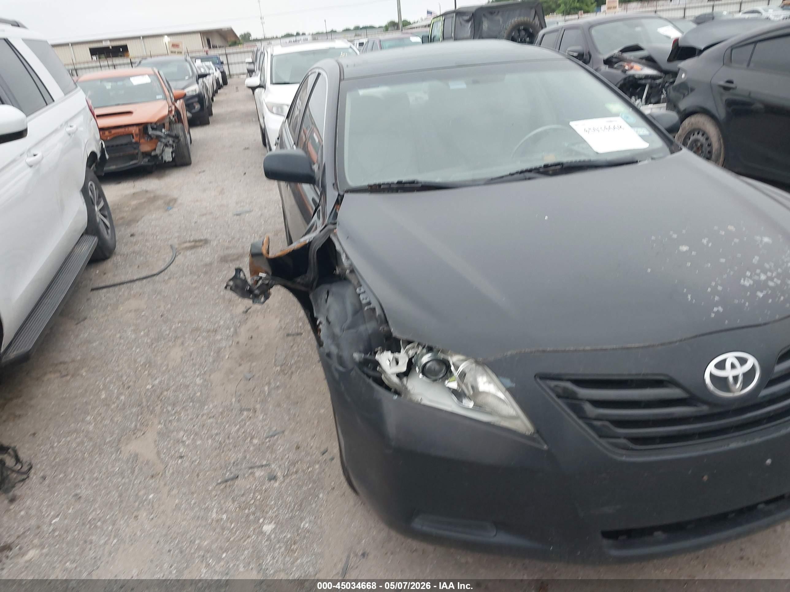 2007 Toyota Camry Le Черный vin: 4T1BE46K47U578093