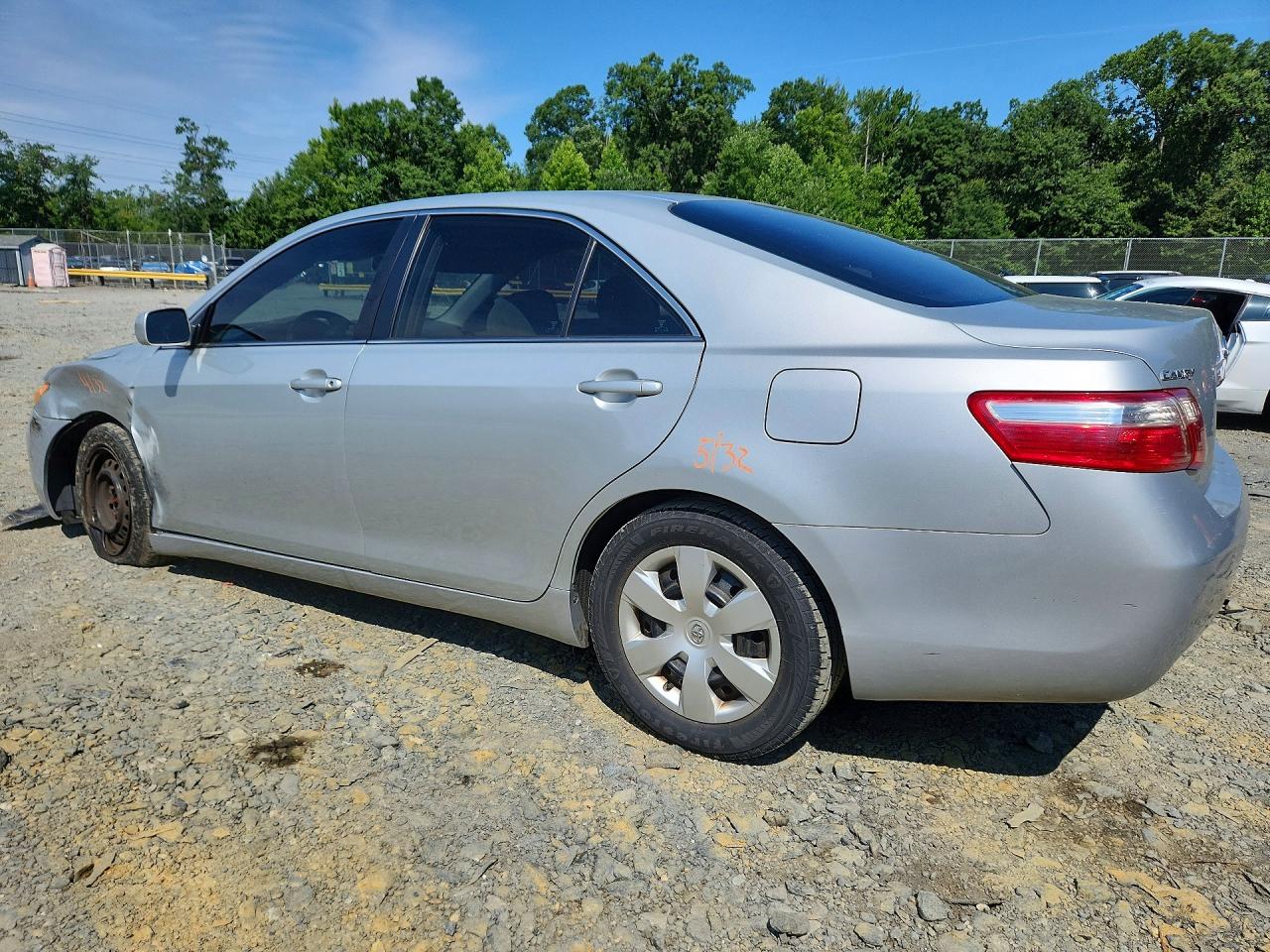 2007 Toyota Camry Le Silver vin: 4T1BE46K47U595203