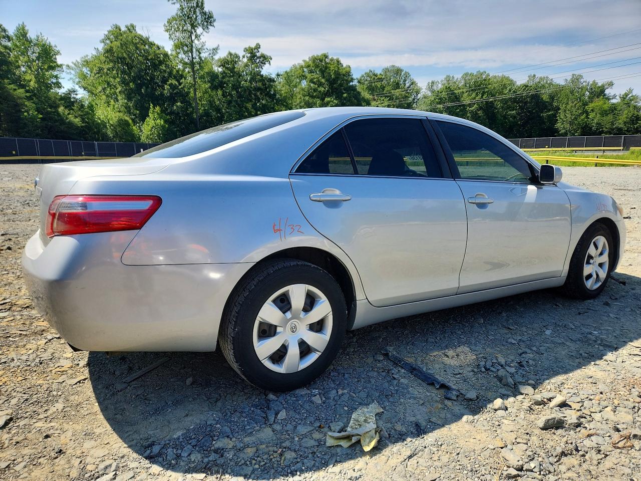 2007 Toyota Camry Le Silver vin: 4T1BE46K47U595203