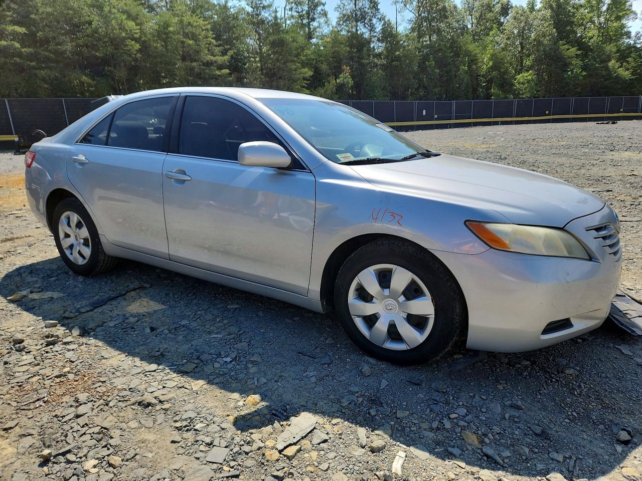 2007 Toyota Camry Le Silver vin: 4T1BE46K47U595203