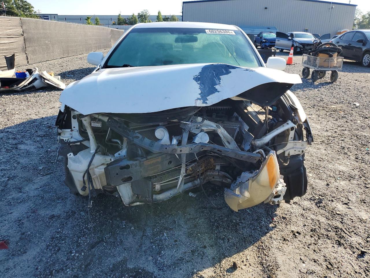 2007 Toyota Camry Le White vin: 4T1BE46K47U597632