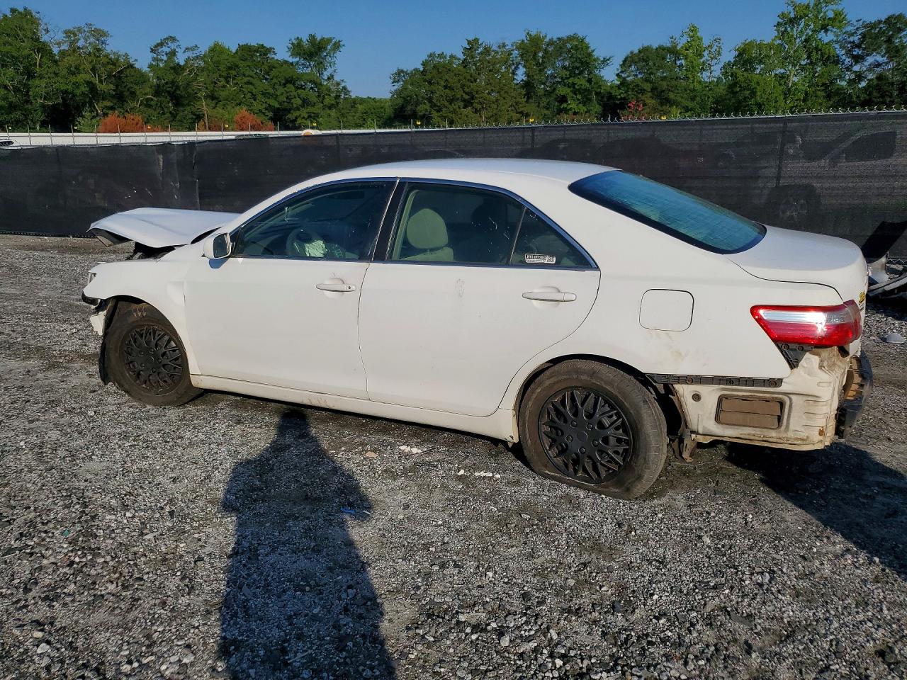 2007 Toyota Camry Le White vin: 4T1BE46K47U597632