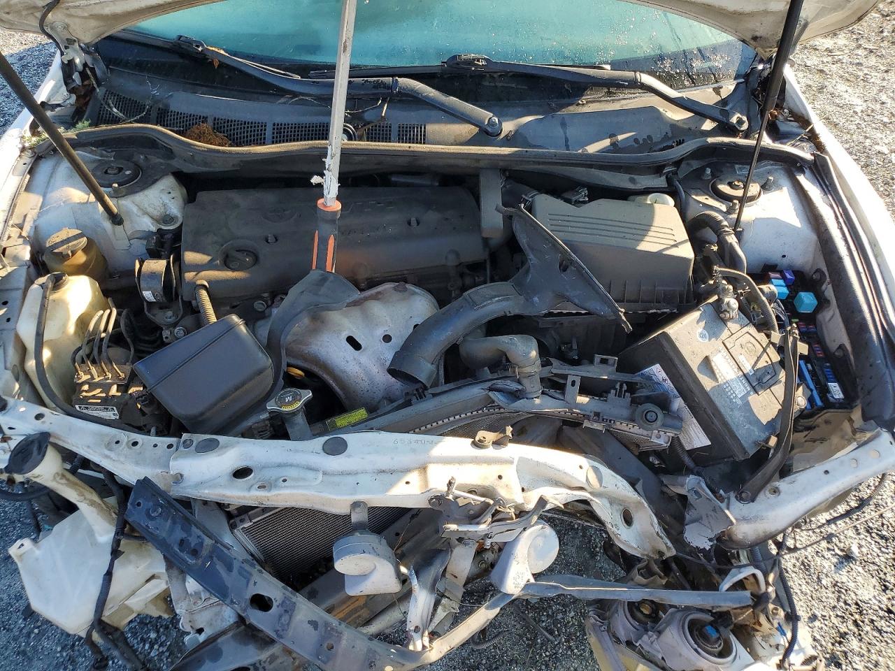 2007 Toyota Camry Le White vin: 4T1BE46K47U597632
