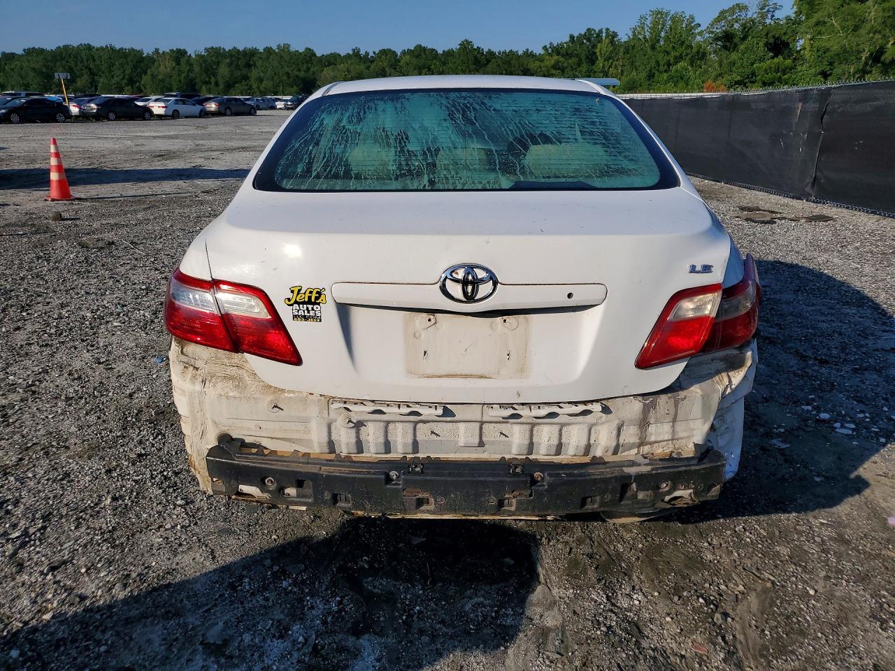 2007 Toyota Camry Le White vin: 4T1BE46K47U597632