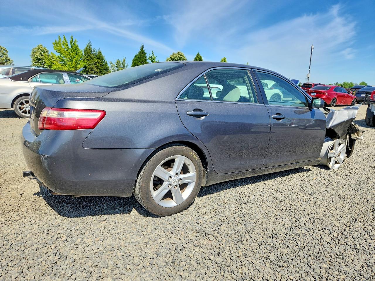 2007 Toyota Camry Le Gray vin: 4T1BE46K47U597940