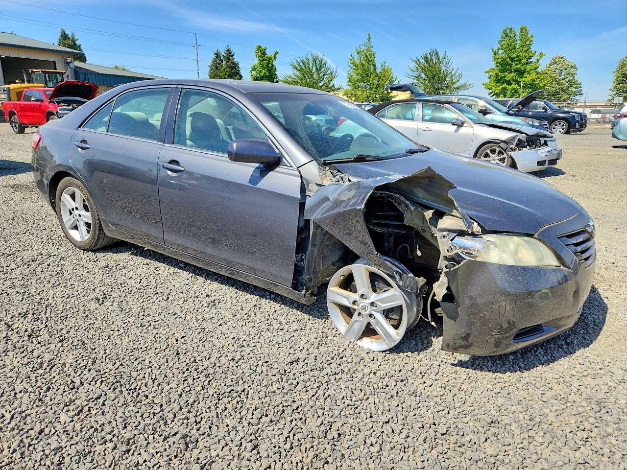 2007 Toyota Camry Le Gray vin: 4T1BE46K47U597940
