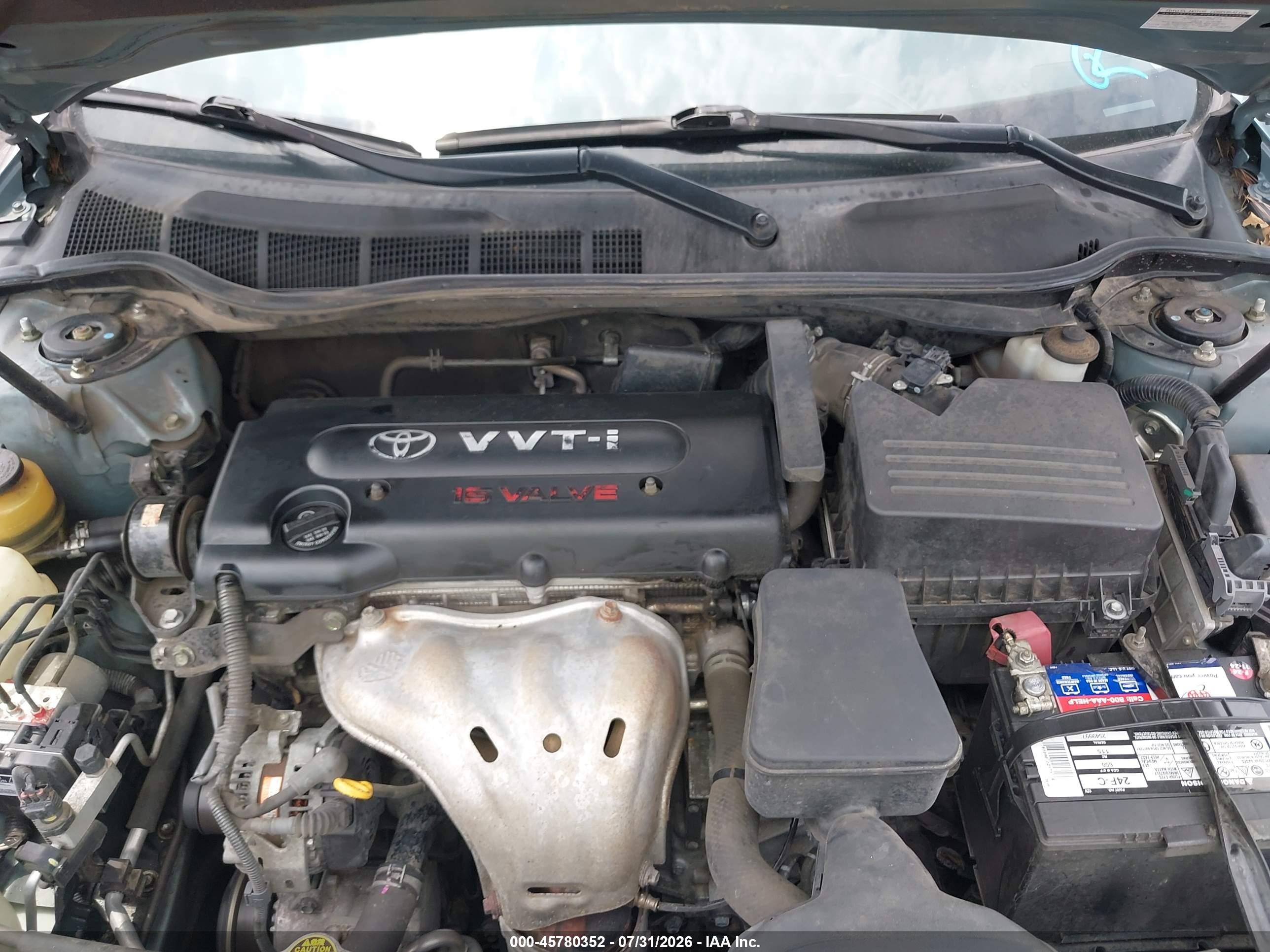 2007 Toyota Camry Se Green vin: 4T1BE46K47U601095