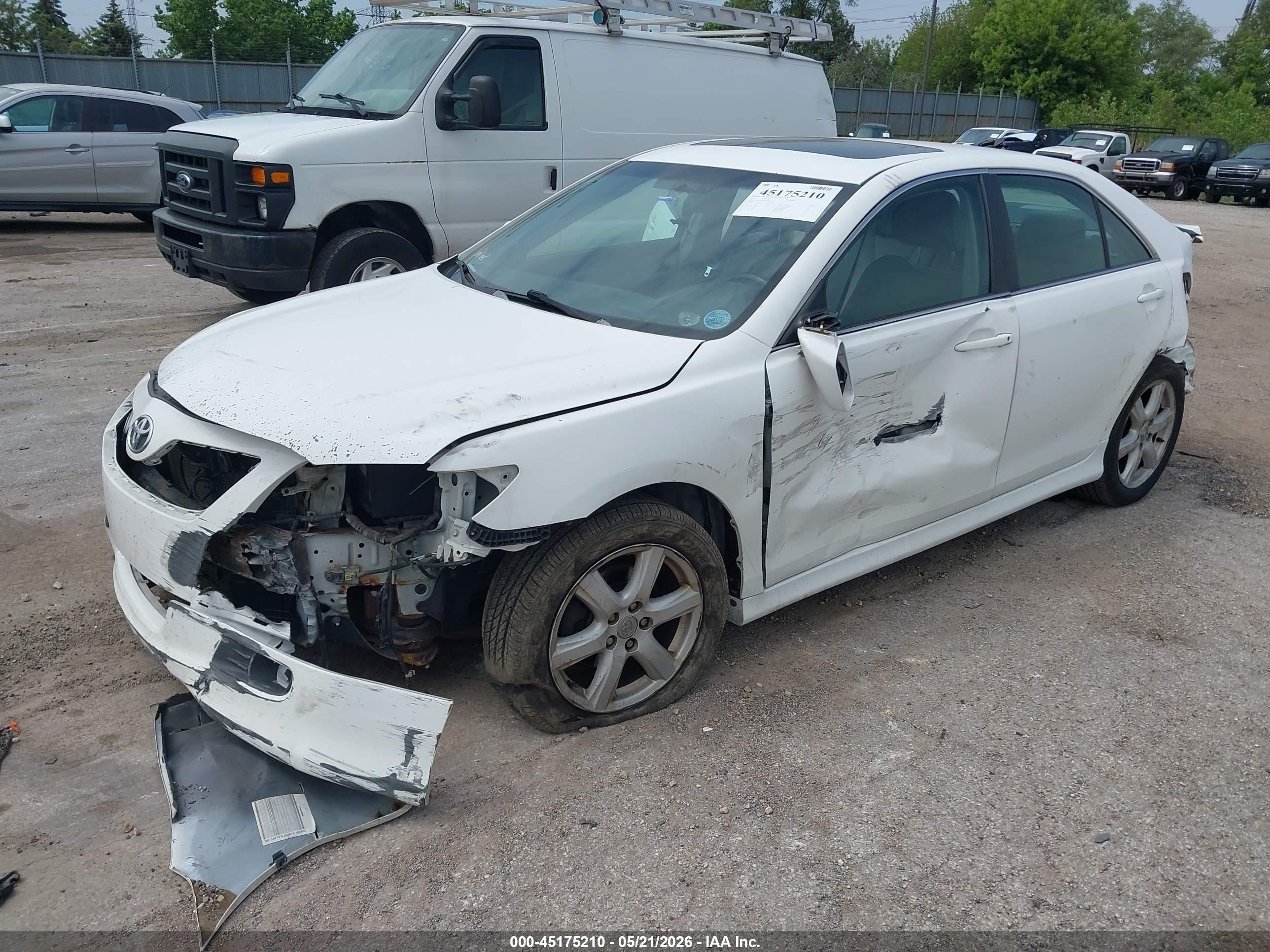2007 Toyota Camry Se White vin: 4T1BE46K47U609424