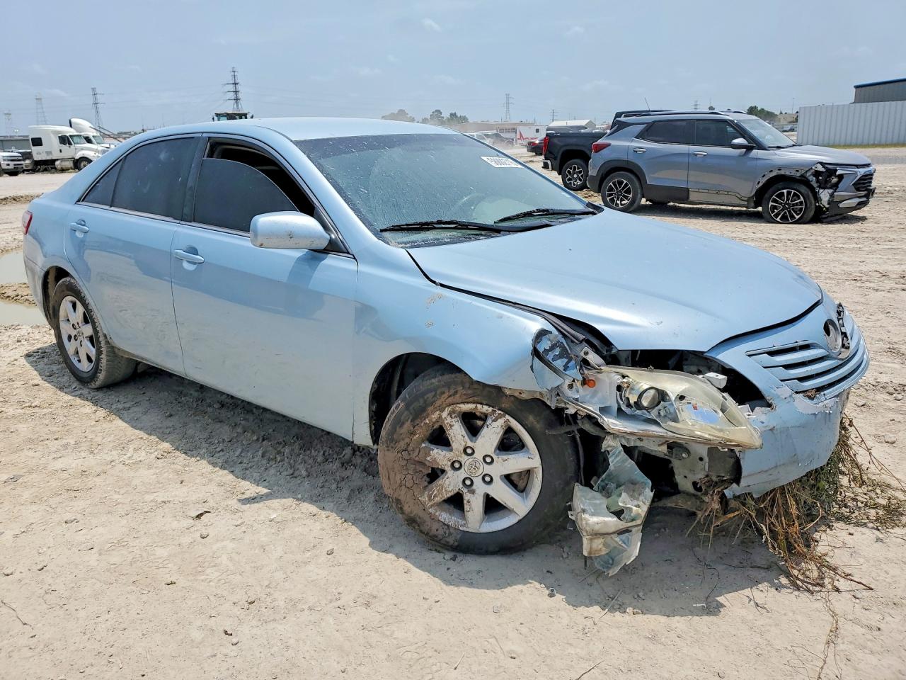 2007 Toyota Camry Le Blue vin: 4T1BE46K47U639877
