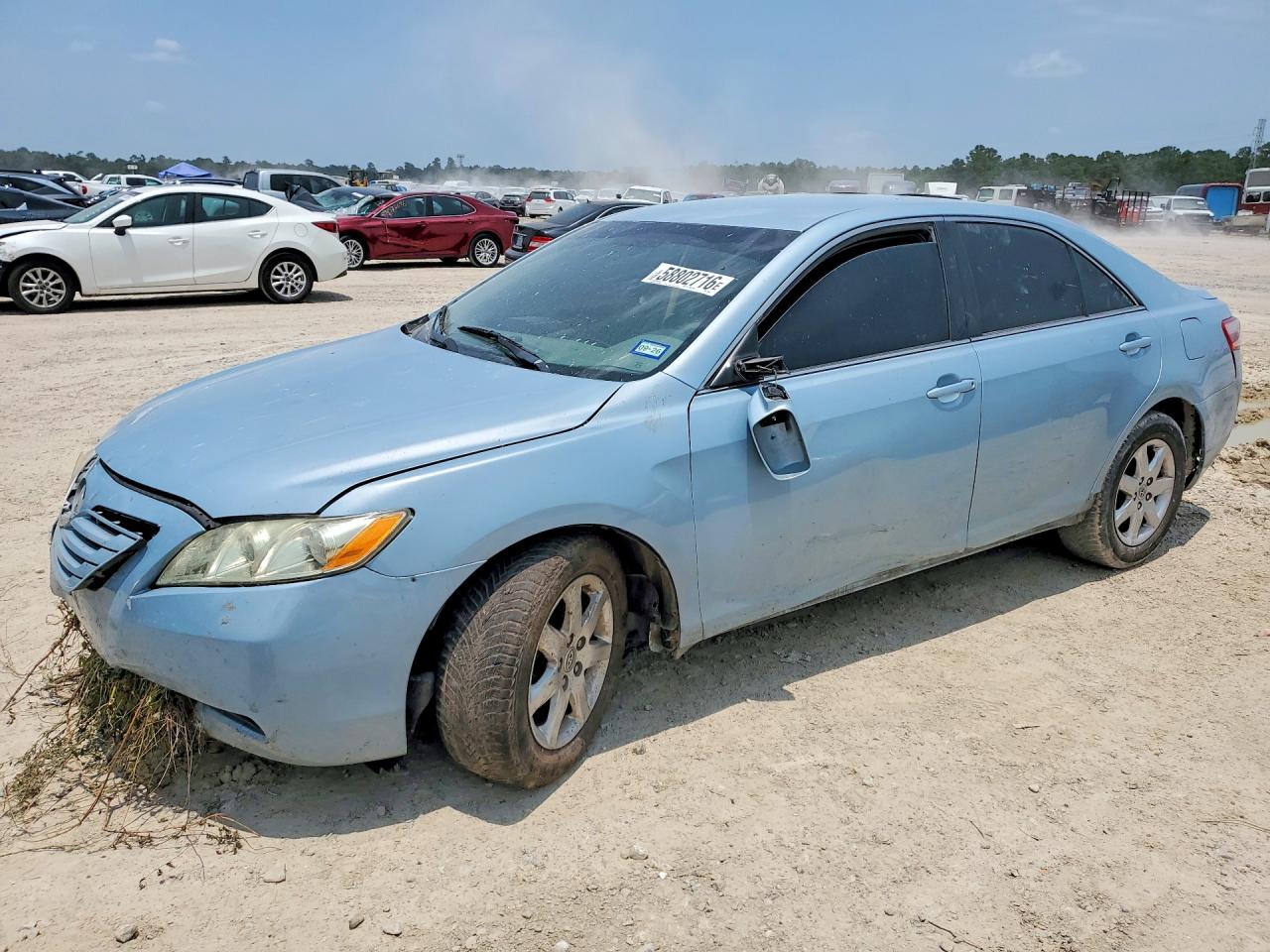 2007 Toyota Camry Le Синий vin: 4T1BE46K47U639877