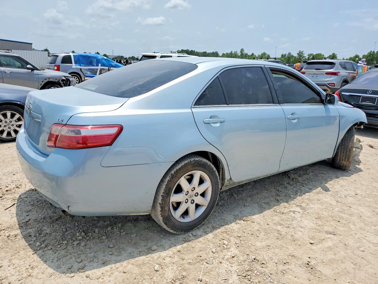 2007 Toyota Camry Le Blue vin: 4T1BE46K47U639877