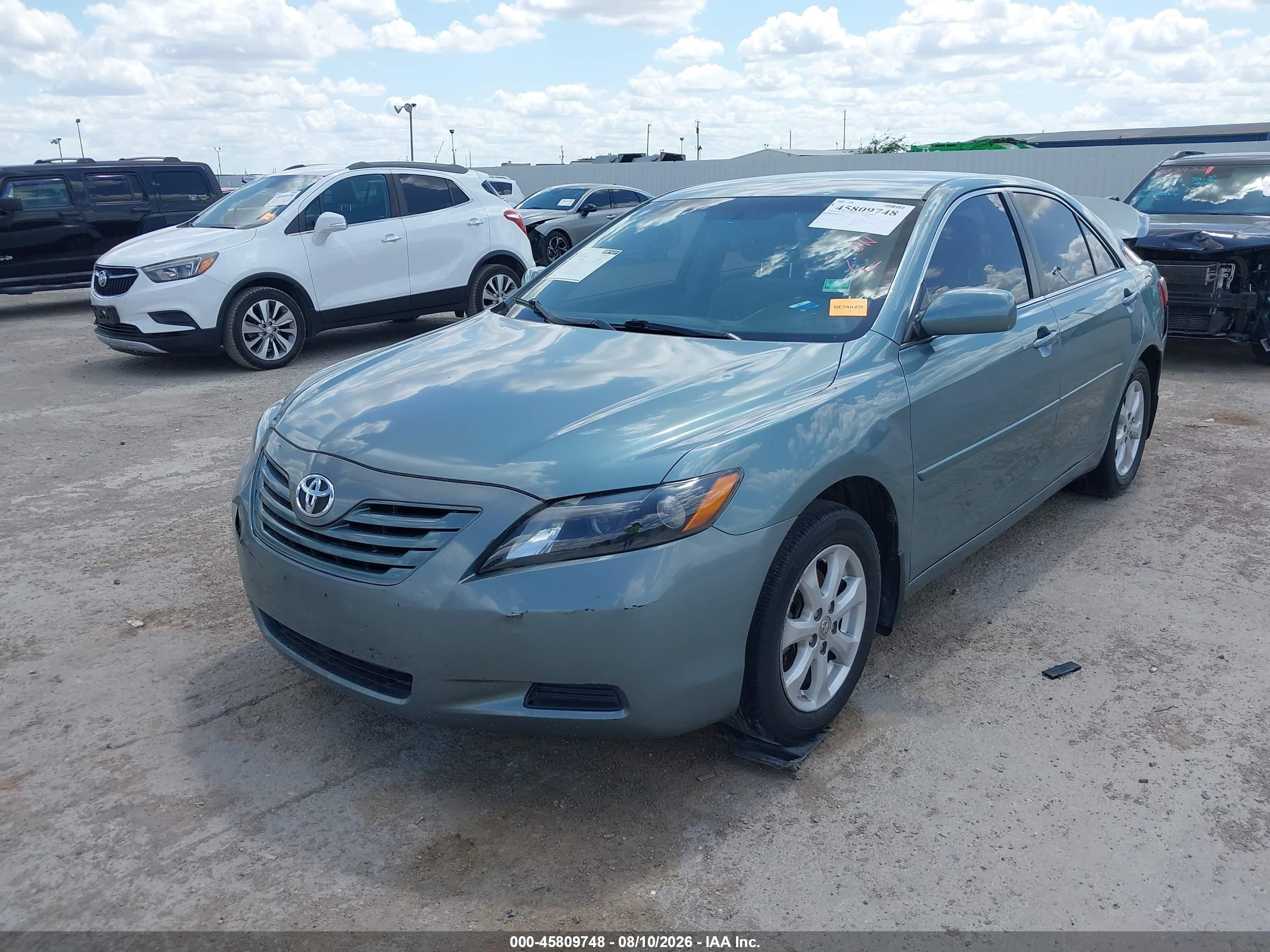 2007 Toyota Camry Le Blue vin: 4T1BE46K47U640737