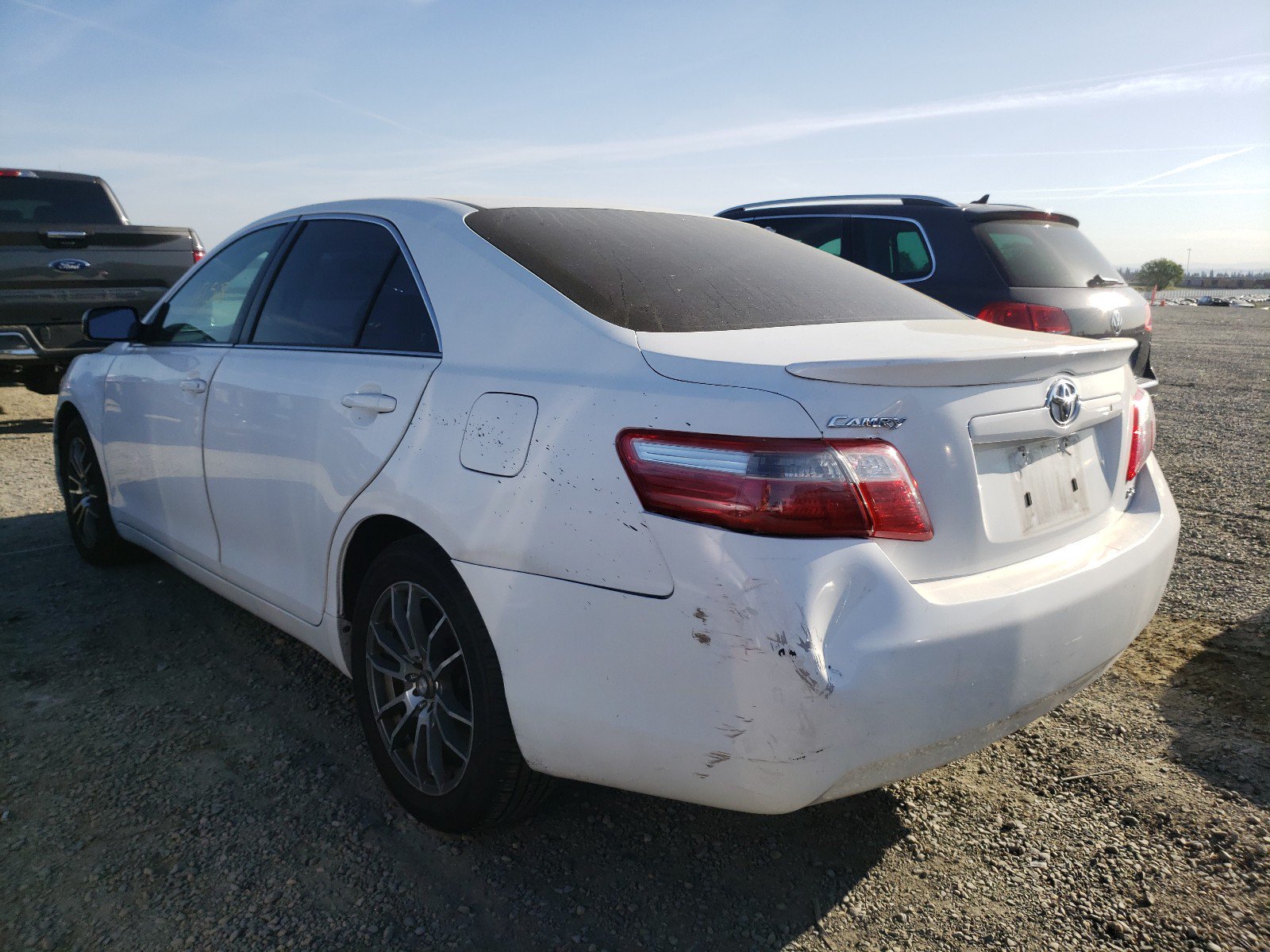 2007 Toyota Camry Le White vin: 4T1BE46K47U645985