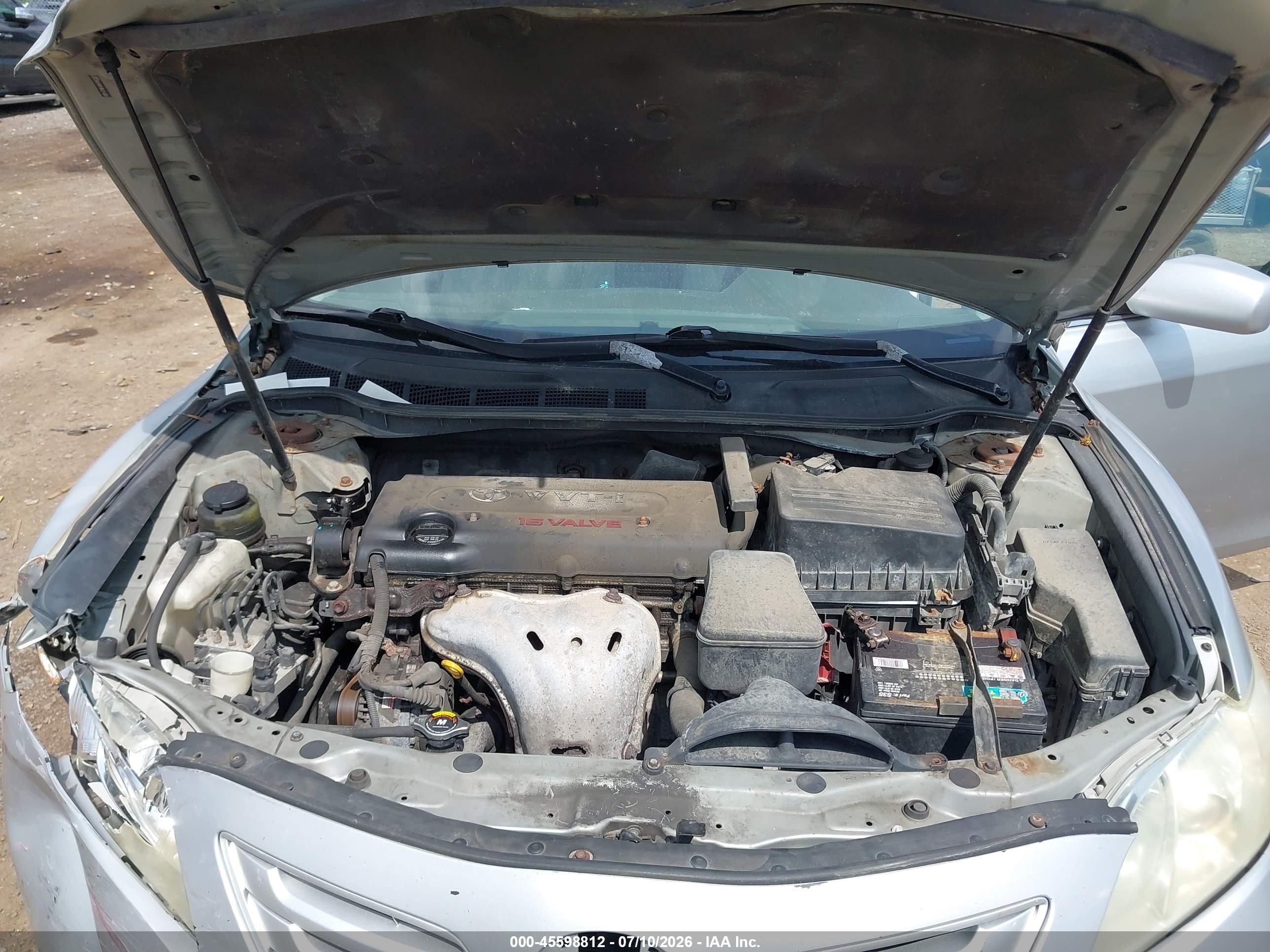 2007 Toyota Camry Le Серебряный vin: 4T1BE46K47U653651