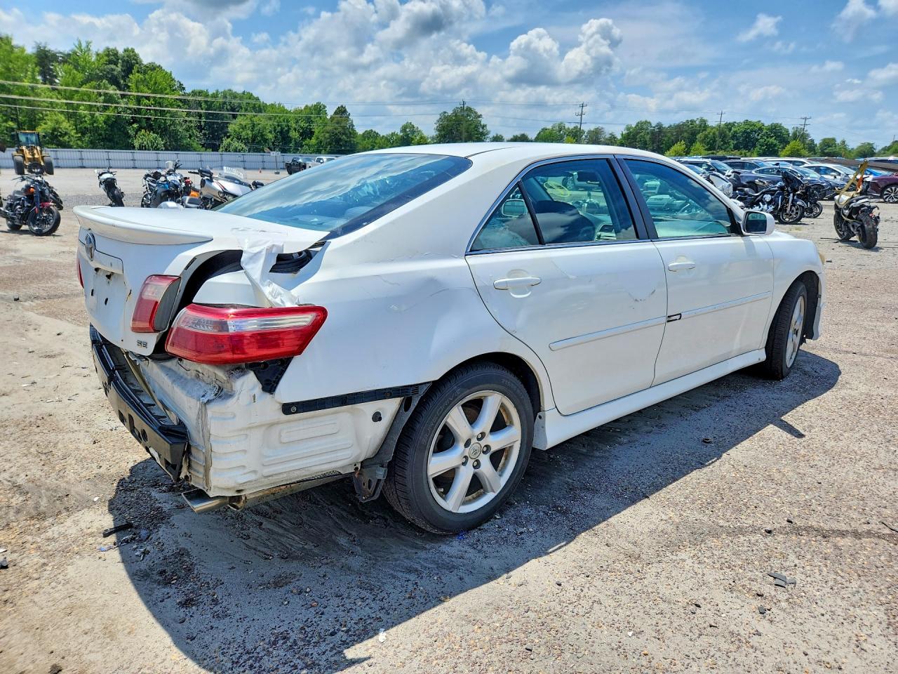 2007 Toyota Camry White vin: 4T1BE46K47U655545