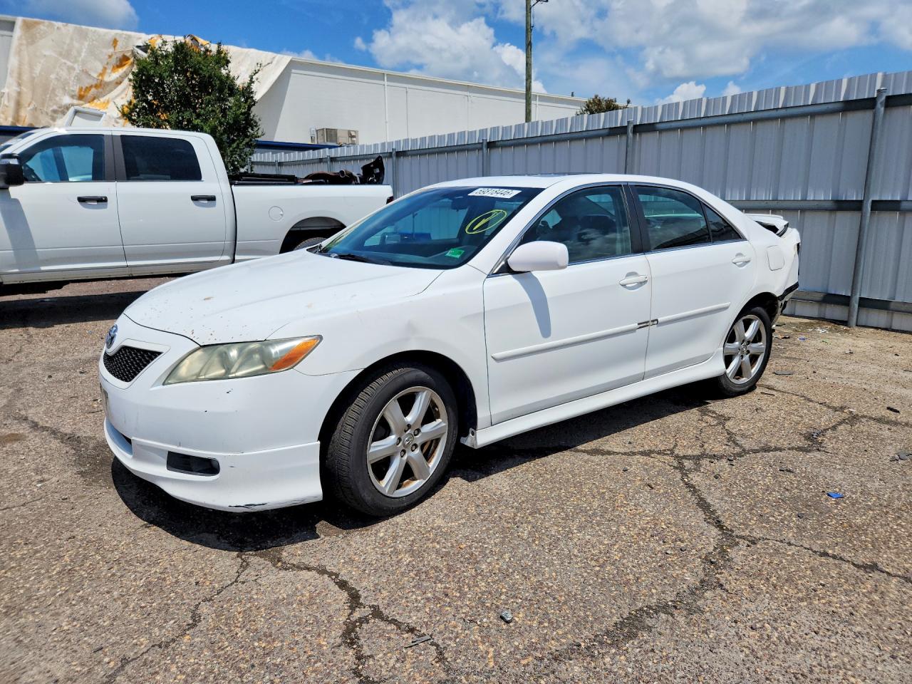 2007 Toyota Camry White vin: 4T1BE46K47U655545
