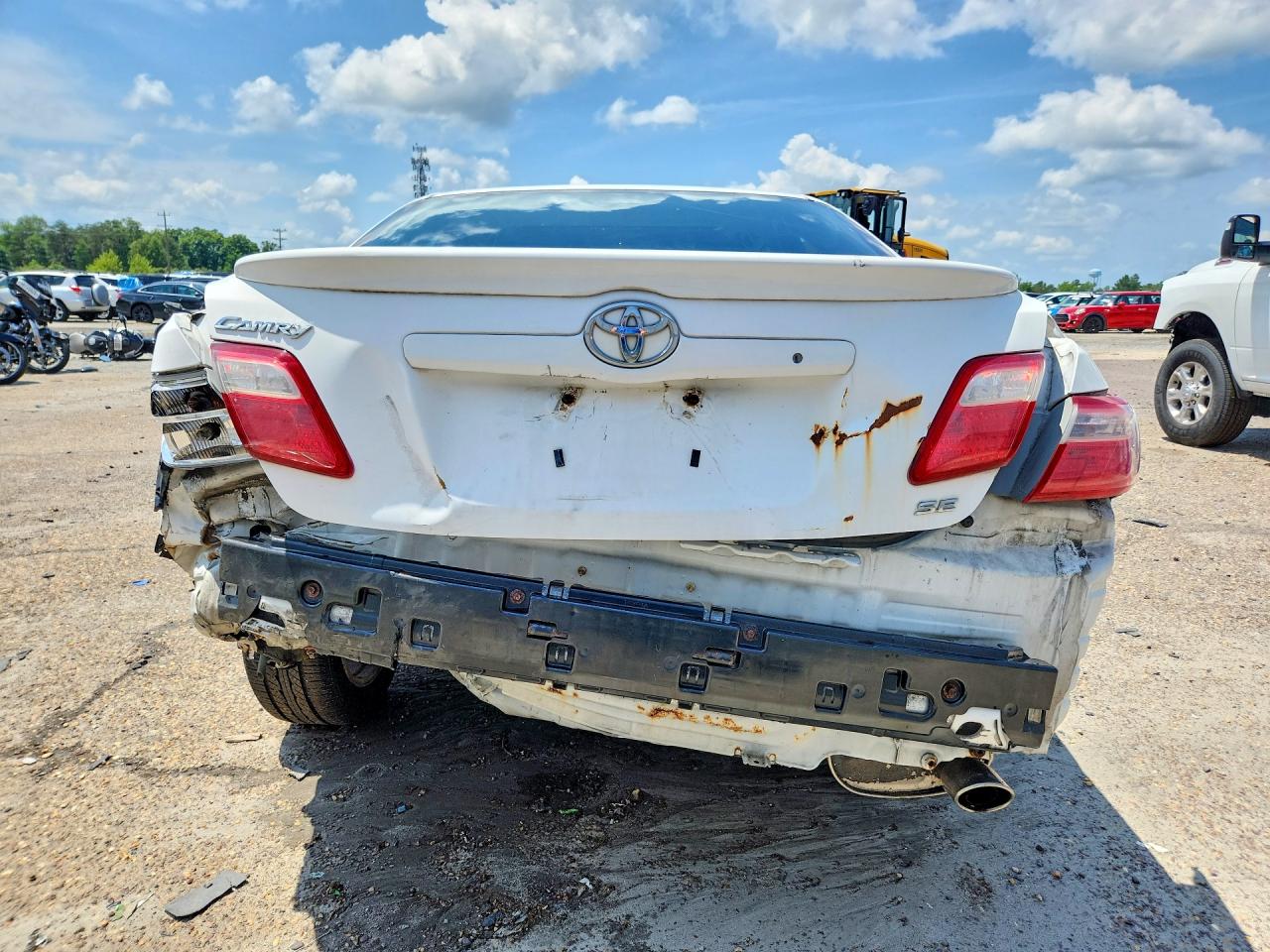 2007 Toyota Camry White vin: 4T1BE46K47U655545