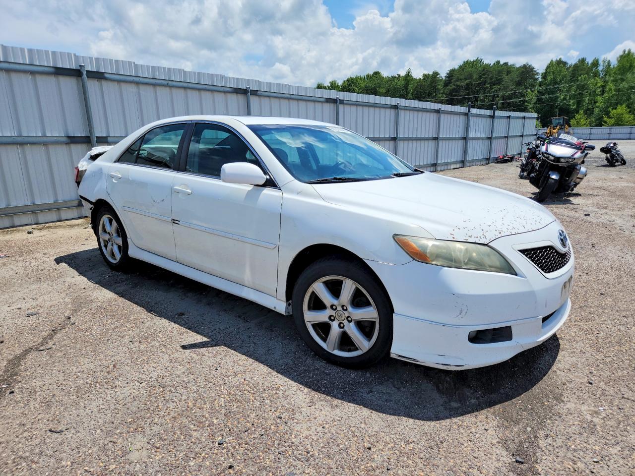 2007 Toyota Camry White vin: 4T1BE46K47U655545