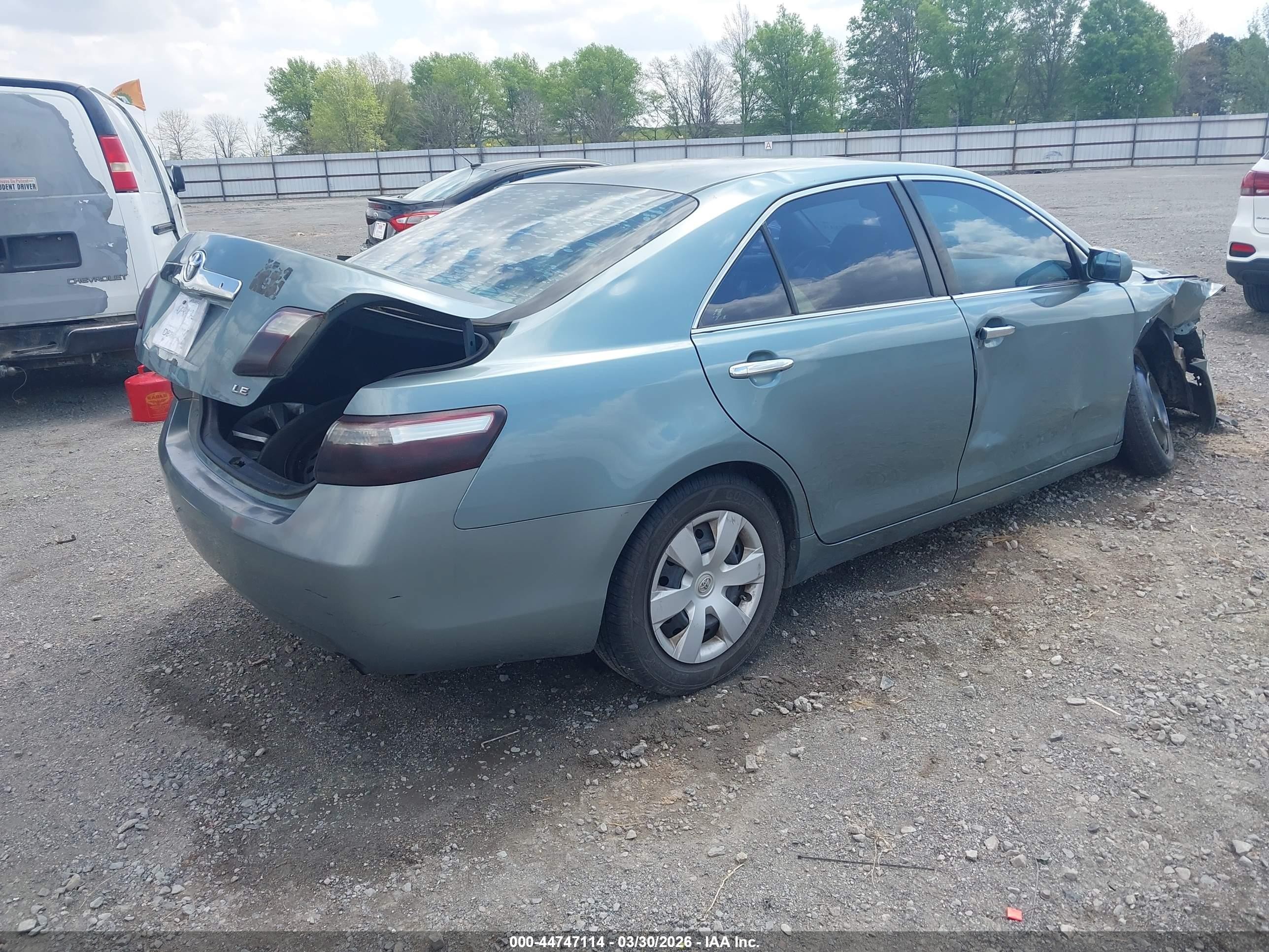 2007 Toyota Camry Le Teal vin: 4T1BE46K47U679697