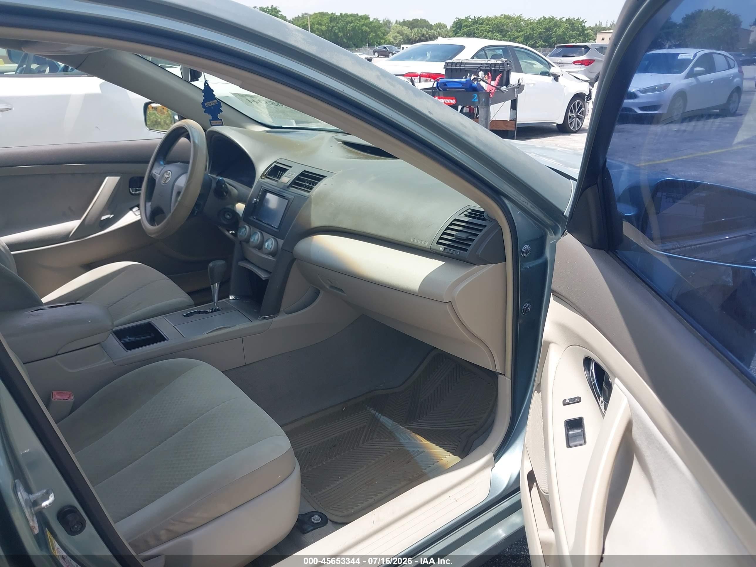 2007 Toyota Camry Le Green vin: 4T1BE46K47U694894