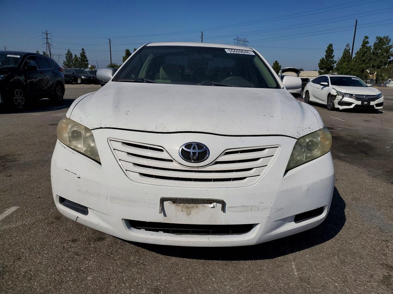 2007 Toyota Camry Le White vin: 4T1BE46K47U698329