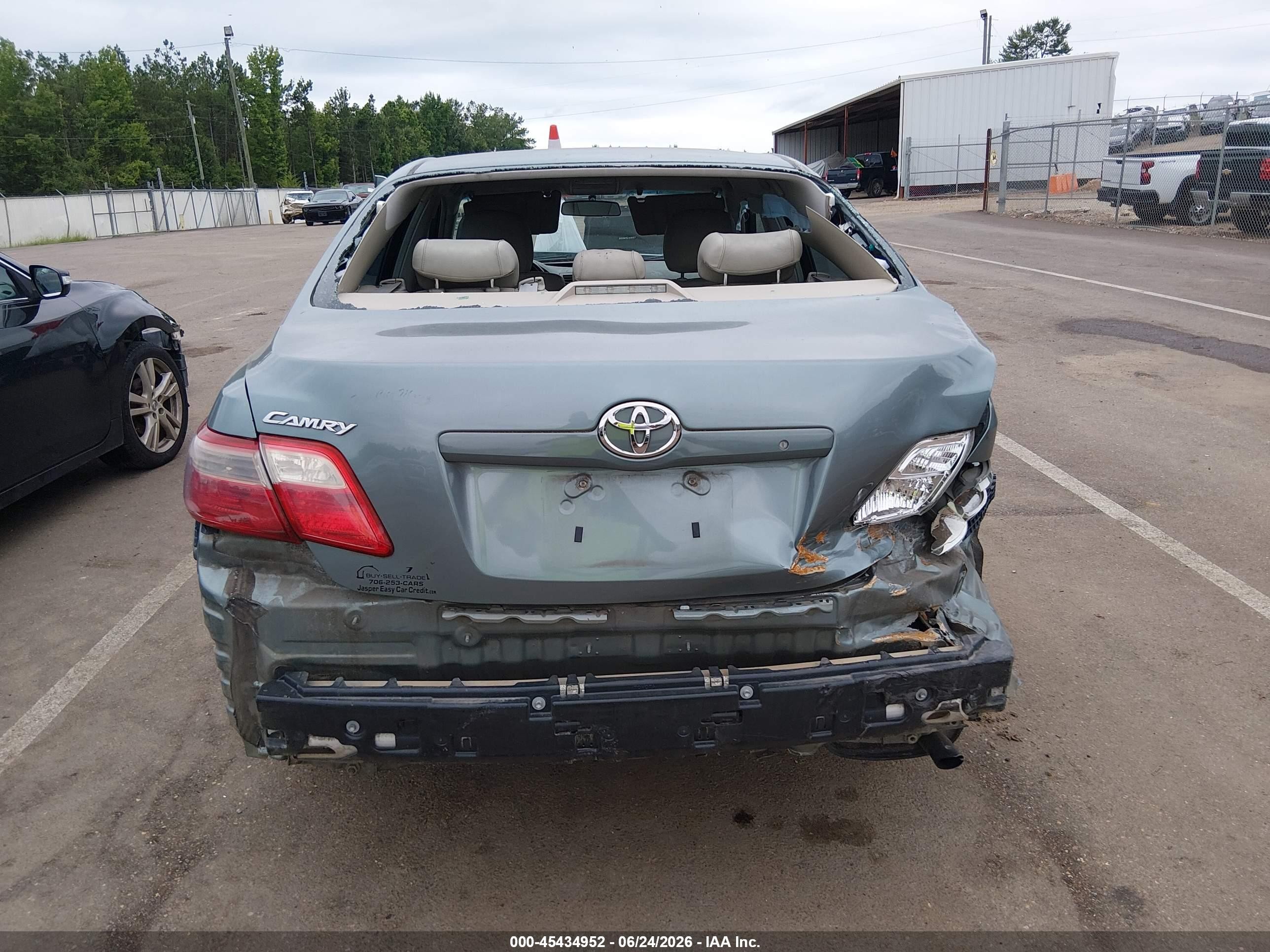 2007 Toyota Camry Le Teal vin: 4T1BE46K47U702475