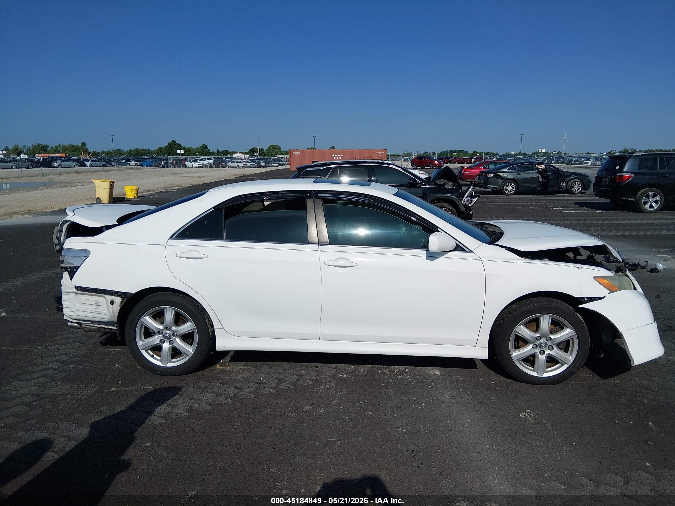 2007 Toyota Camry Se White vin: 4T1BE46K47U707661