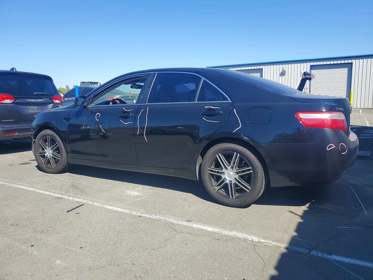 2007 Toyota Camry Le Black vin: 4T1BE46K47U713153