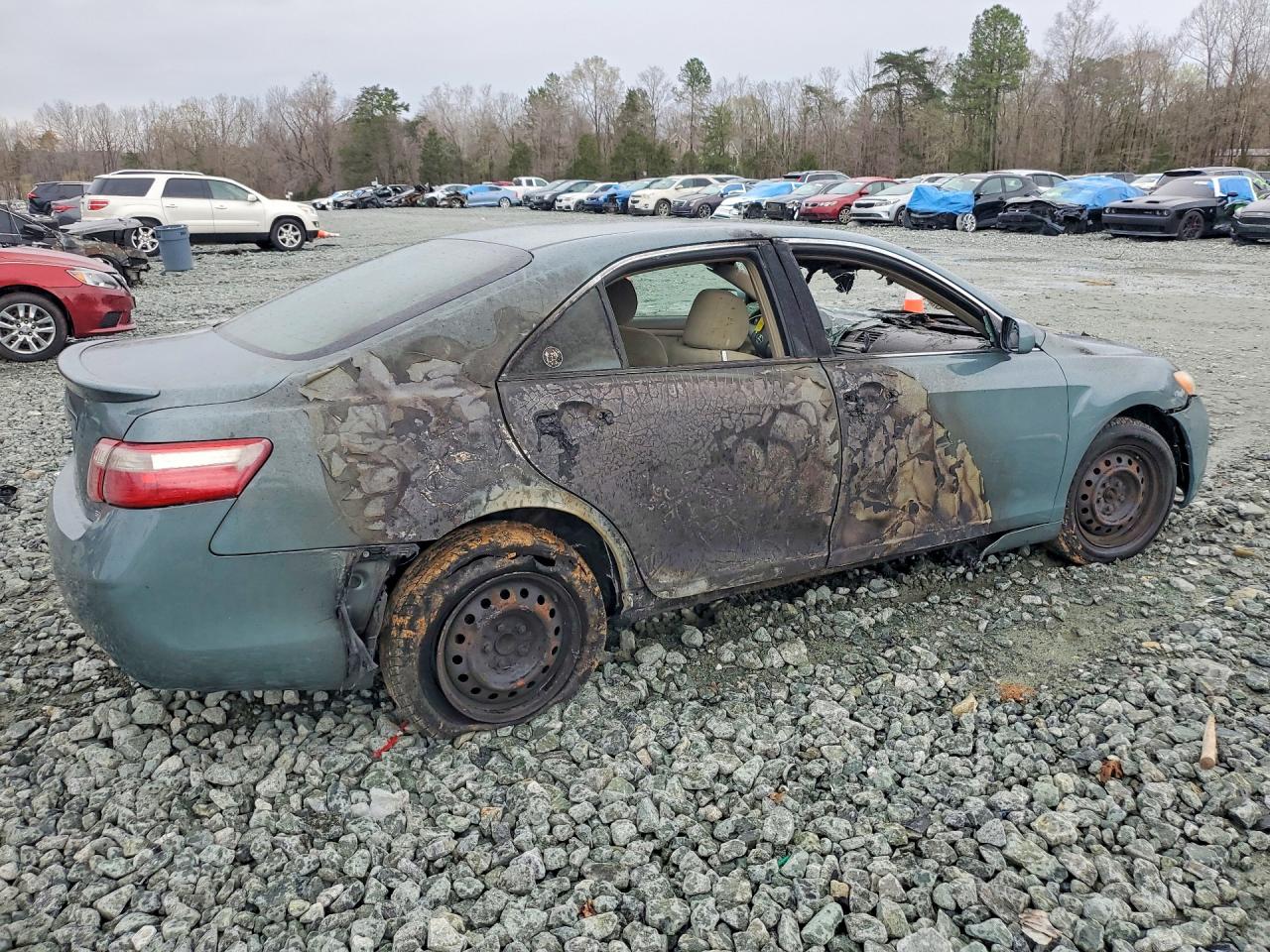 2007 Toyota Camry Le Зеленый vin: 4T1BE46K47U713525