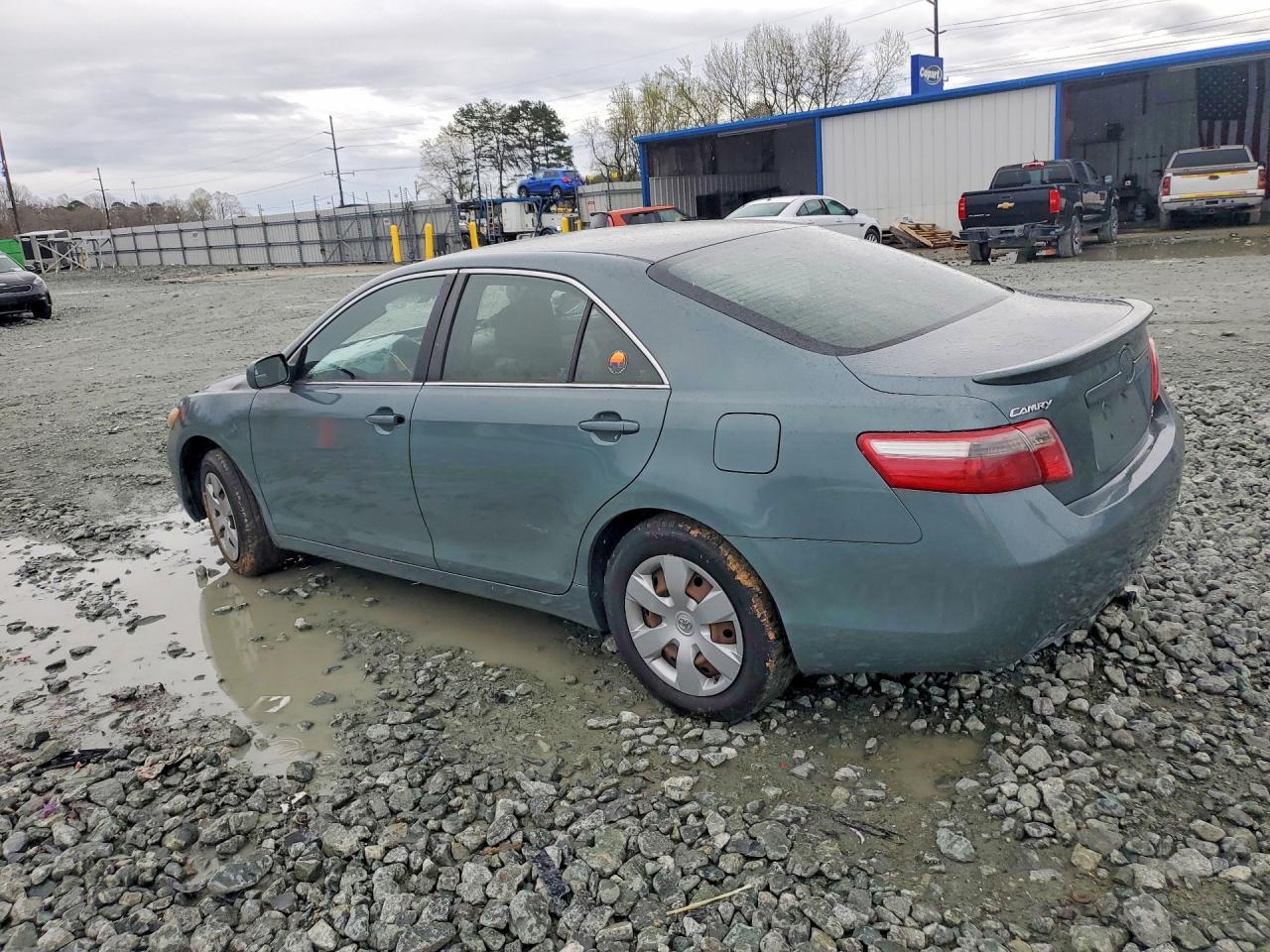 2007 Toyota Camry Le Зеленый vin: 4T1BE46K47U713525