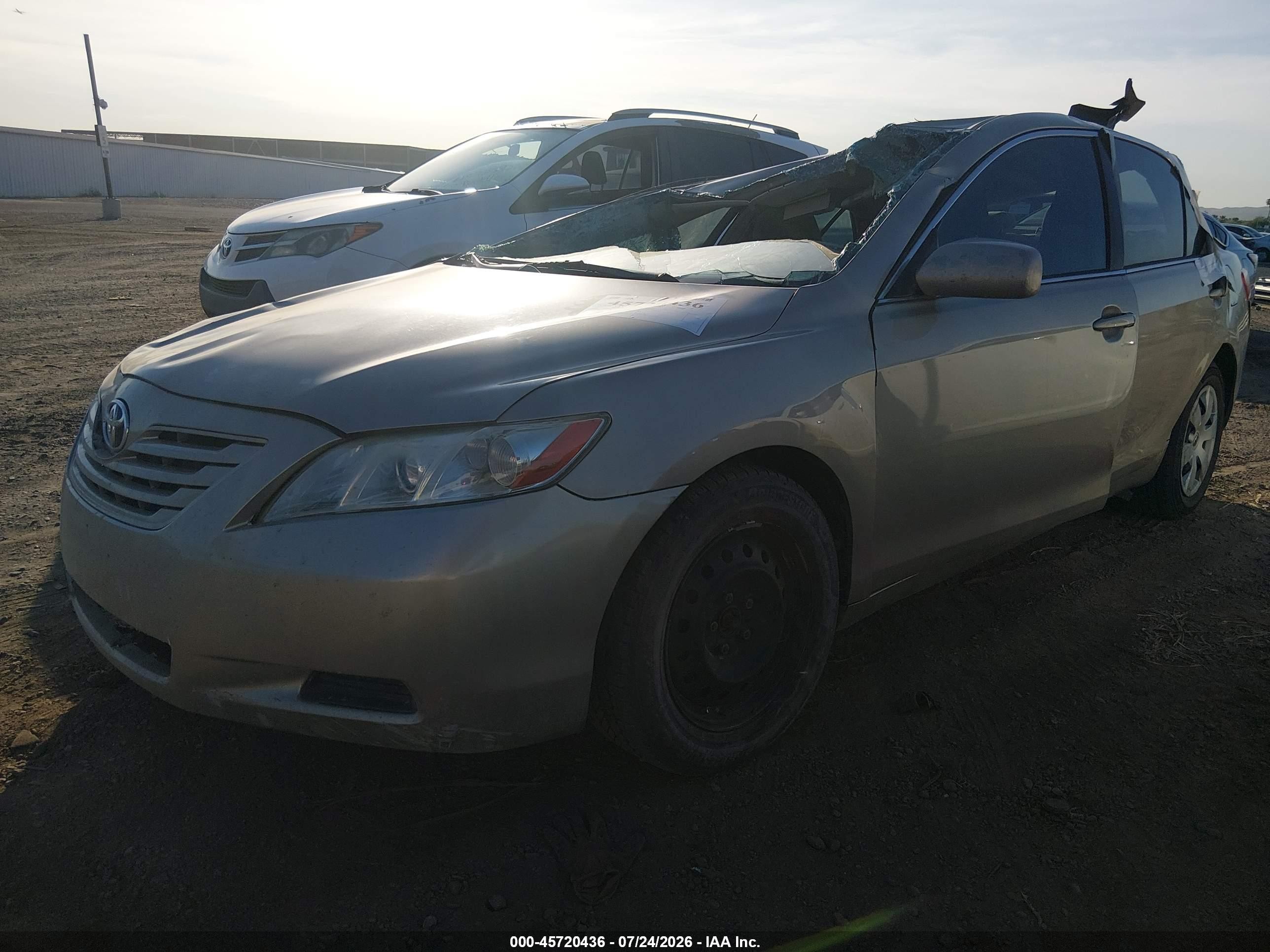 2007 Toyota Camry Le Tan vin: 4T1BE46K47U716442