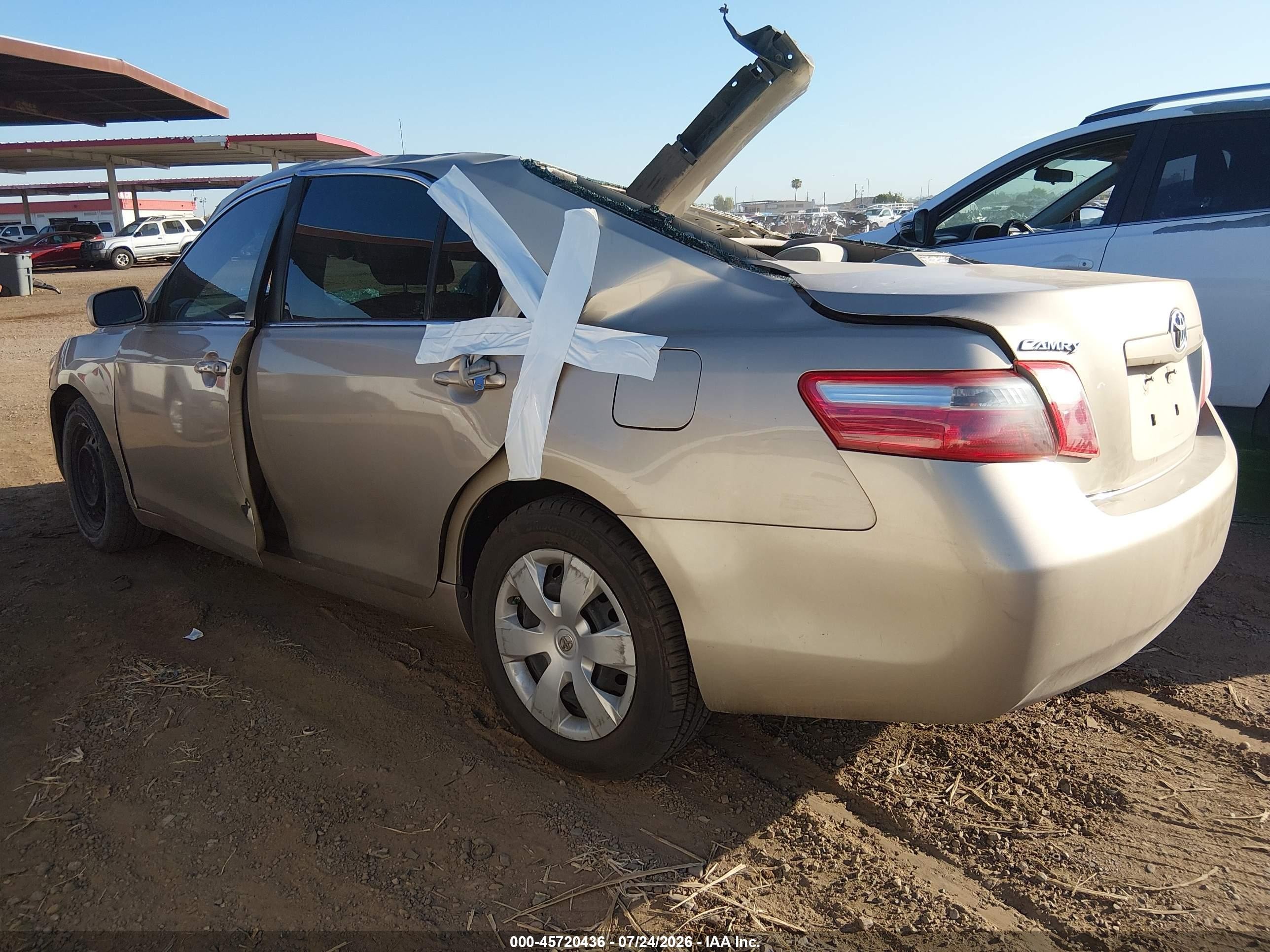 2007 Toyota Camry Le Tan vin: 4T1BE46K47U716442