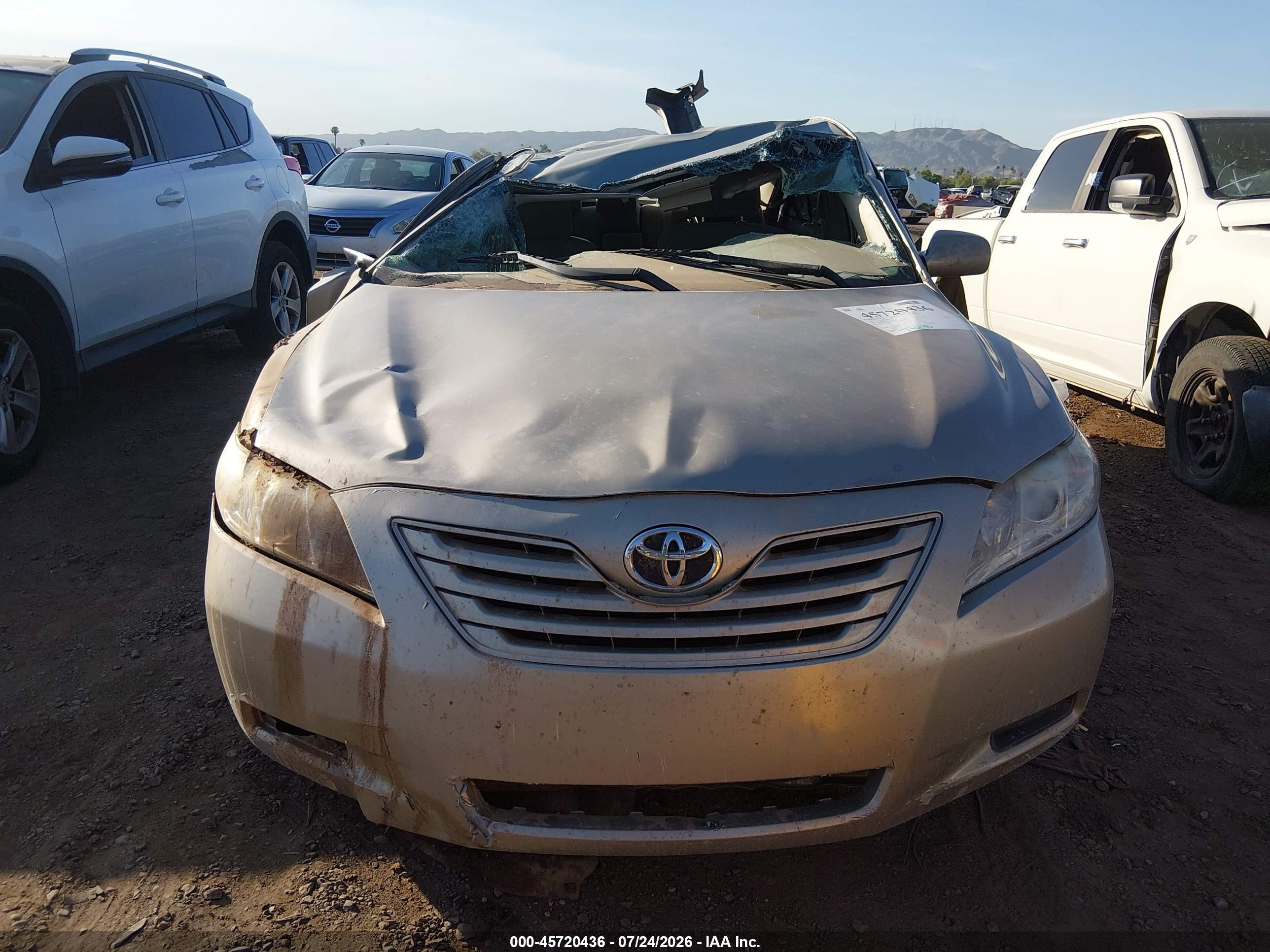 2007 Toyota Camry Le Tan vin: 4T1BE46K47U716442
